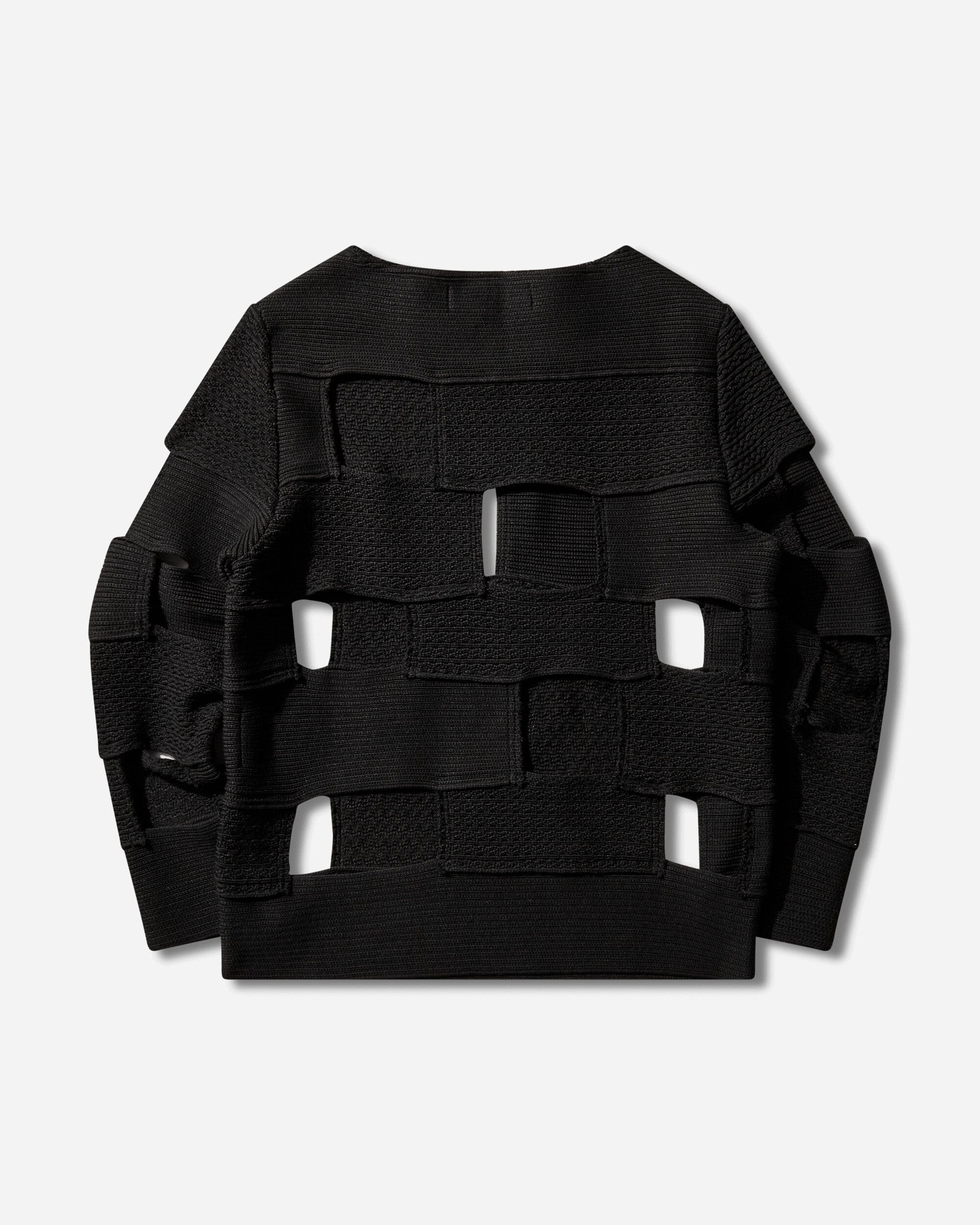 Comme des Garçons Homme Plus Men's Cut - Out Sweater Black