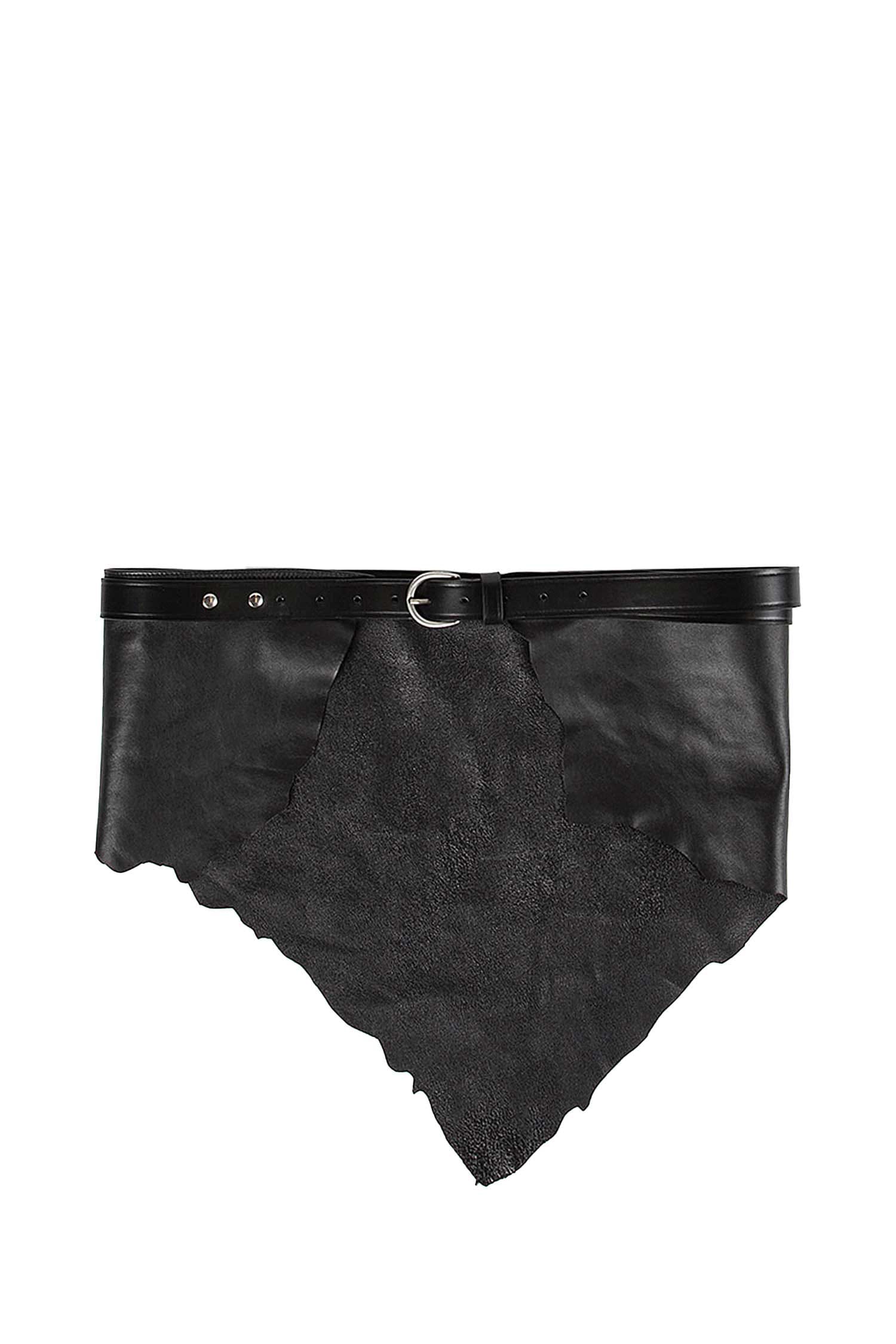 ANN Demeulemeester Romy Distressed Leather Belt