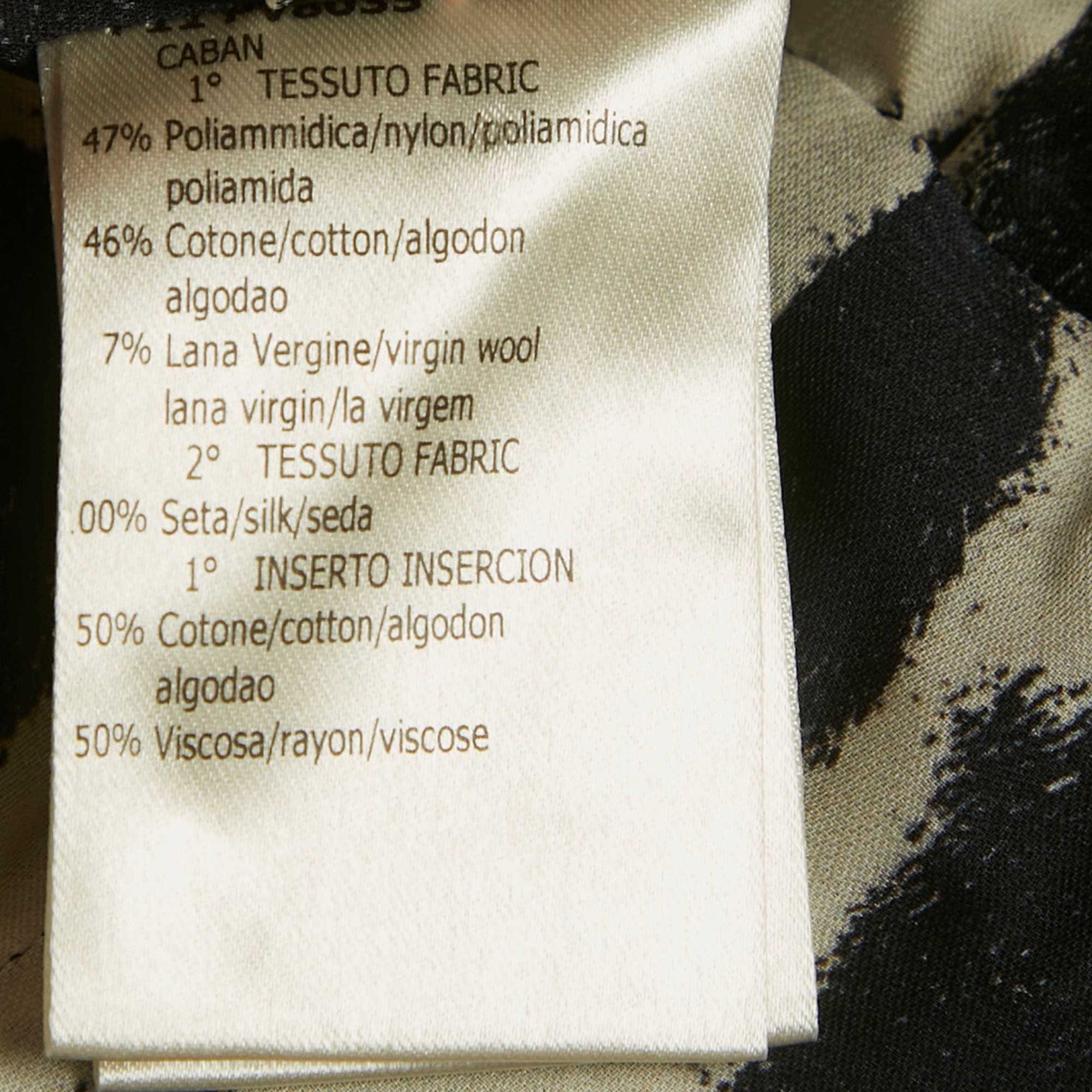 Giambattista Valli Black Tweed Mid - Length Coat