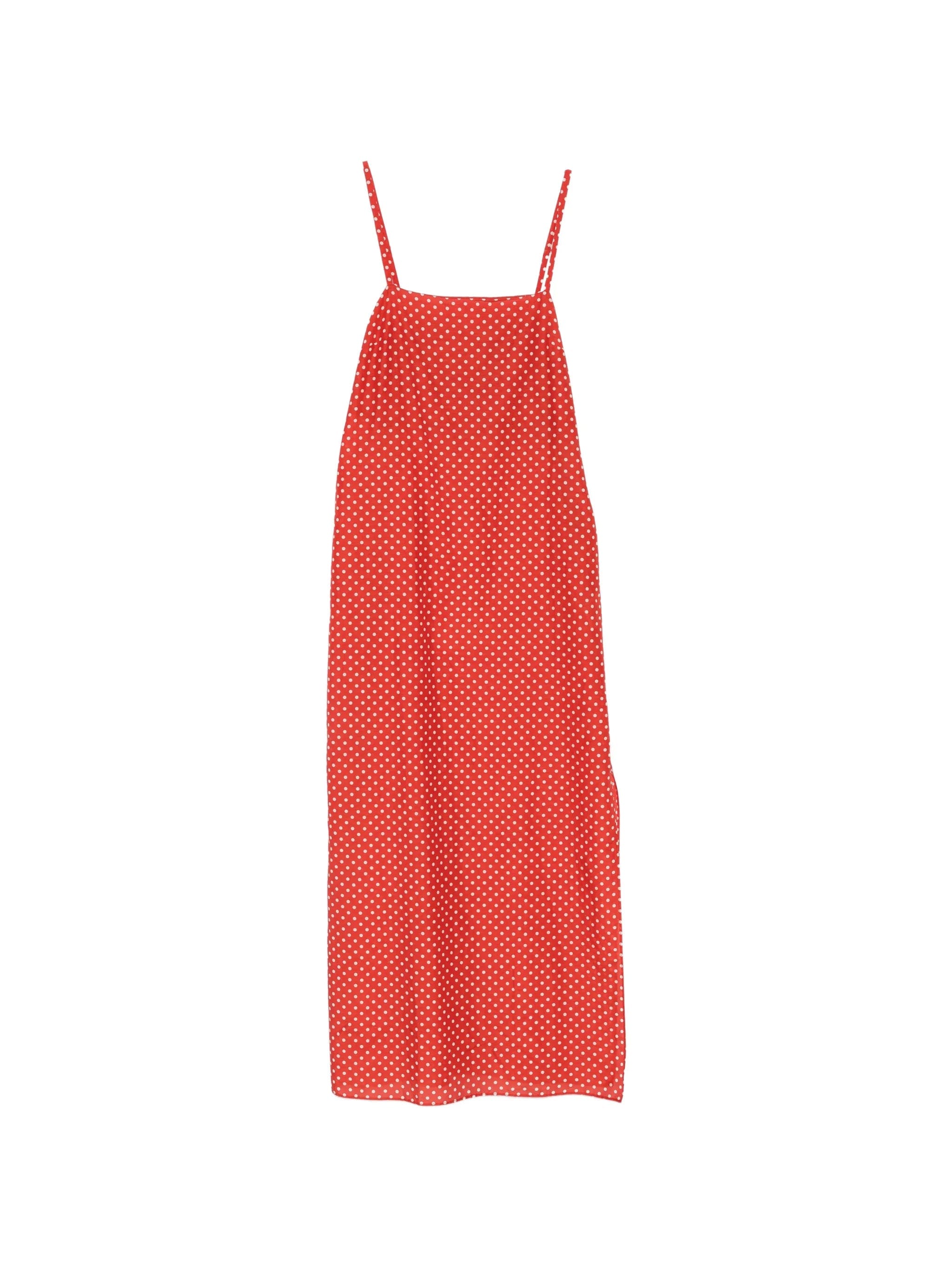 Matteau polka dot midi dress