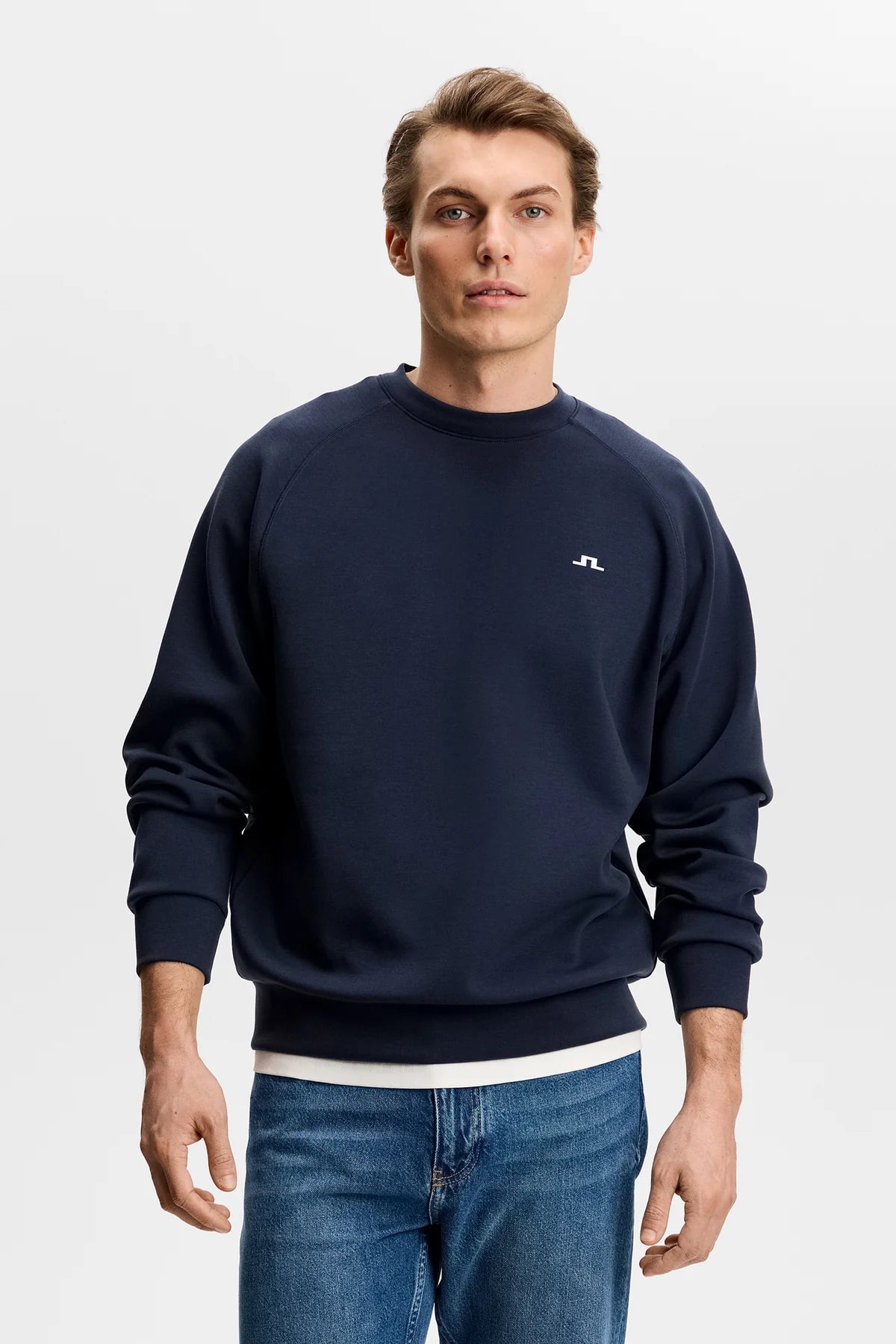 J. Lindeberg Finn Crew Neck - Navy