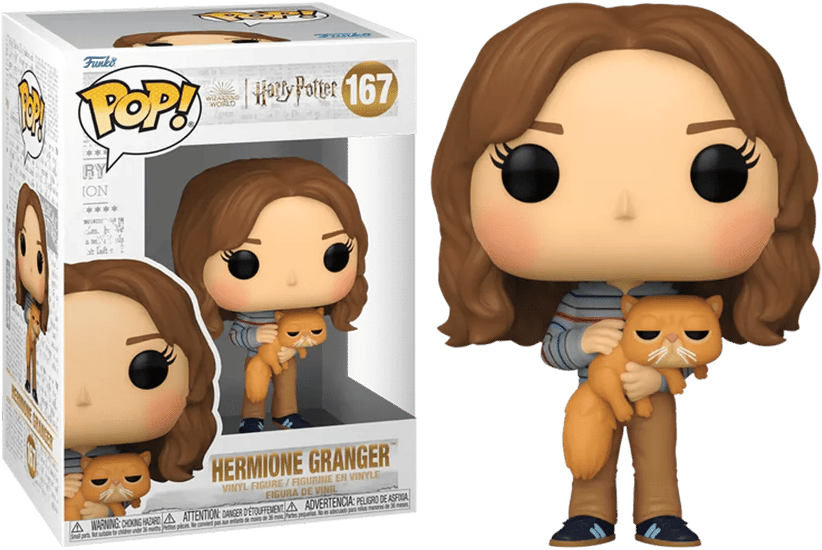 Funko TBA Harry Potter - Hermione with Crookshanks Pop! Vinyl