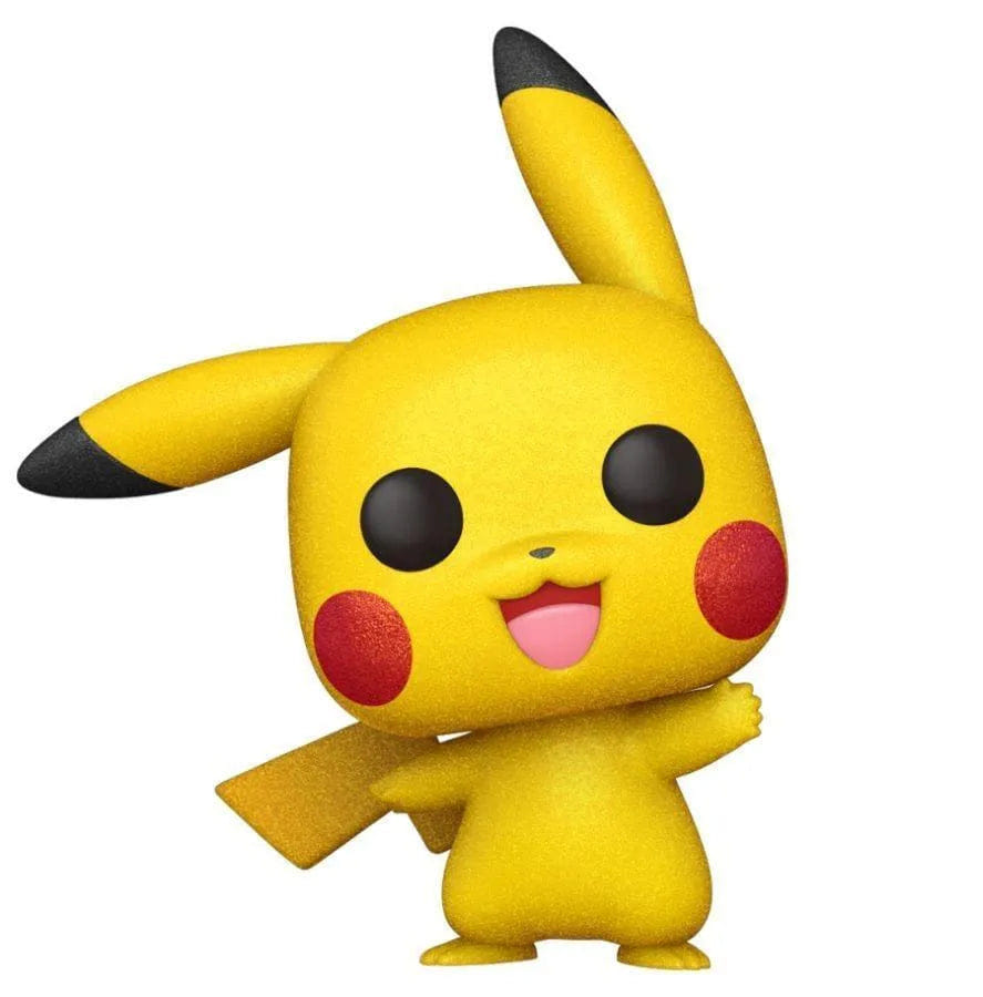Funko TBA Pokemon - Pikachu Waving Diamond Glitter US Exclusive Pop! Vinyl [RS]