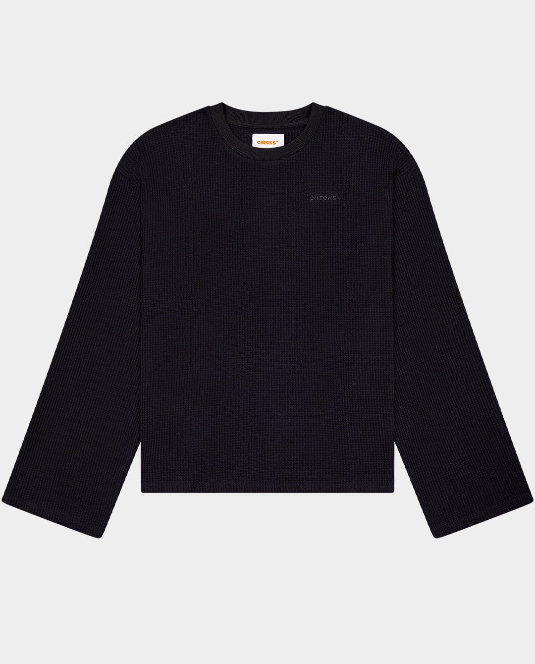 Checks Downtown - Idle Waffle Top - Black