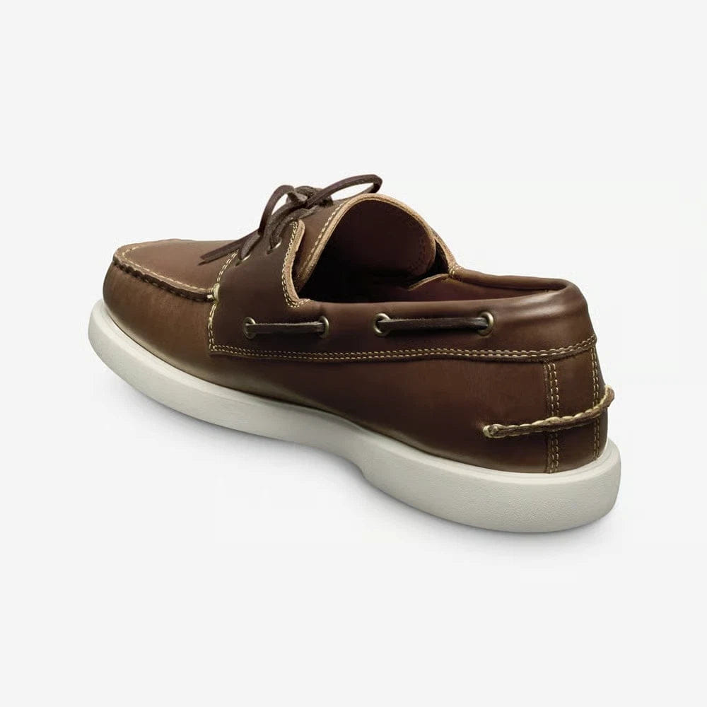 SHOE Allen Edmonds Panama Men'sD Brown Leather Moc Toe Casual Boat Shoe RHS8976