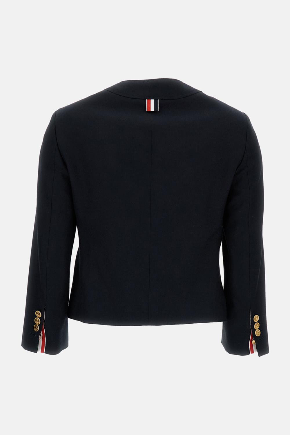 Thom Browne GIACCA CARDIGAN CON SCOLLO A V