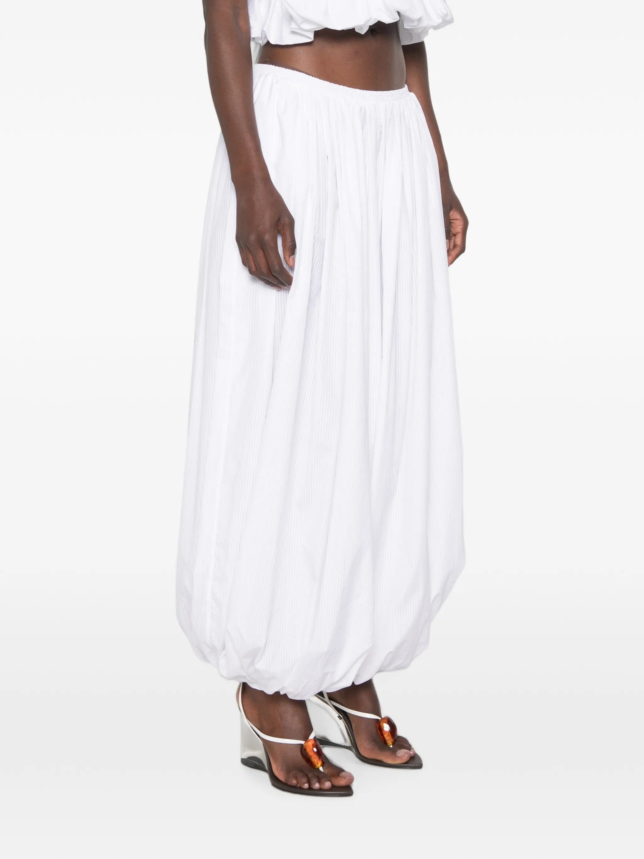 Alaïa elasticed - waistband trousers