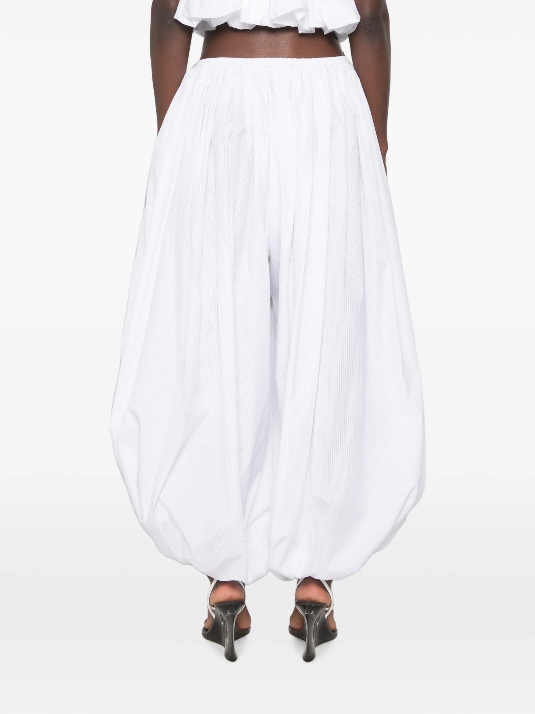 Alaïa elasticed - waistband trousers