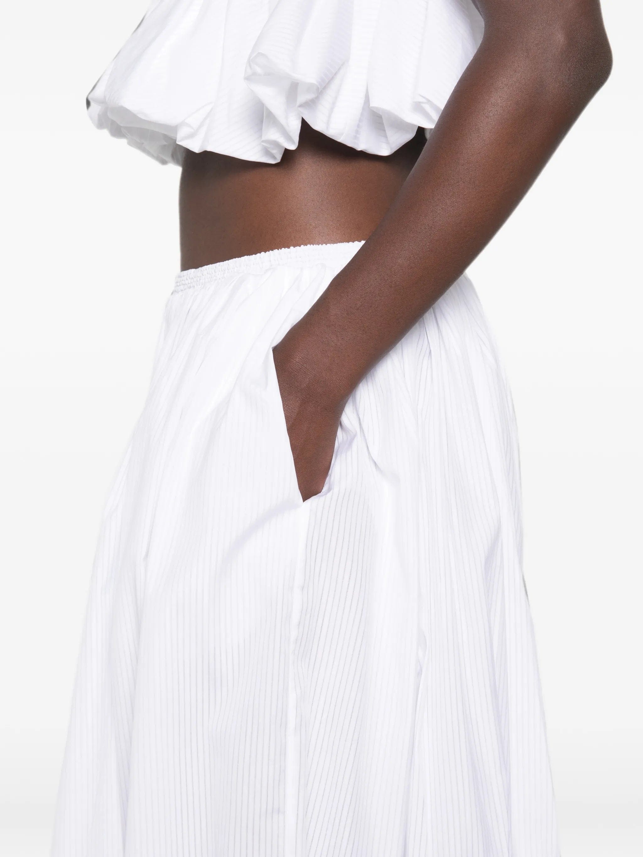 Alaïa elasticed - waistband trousers