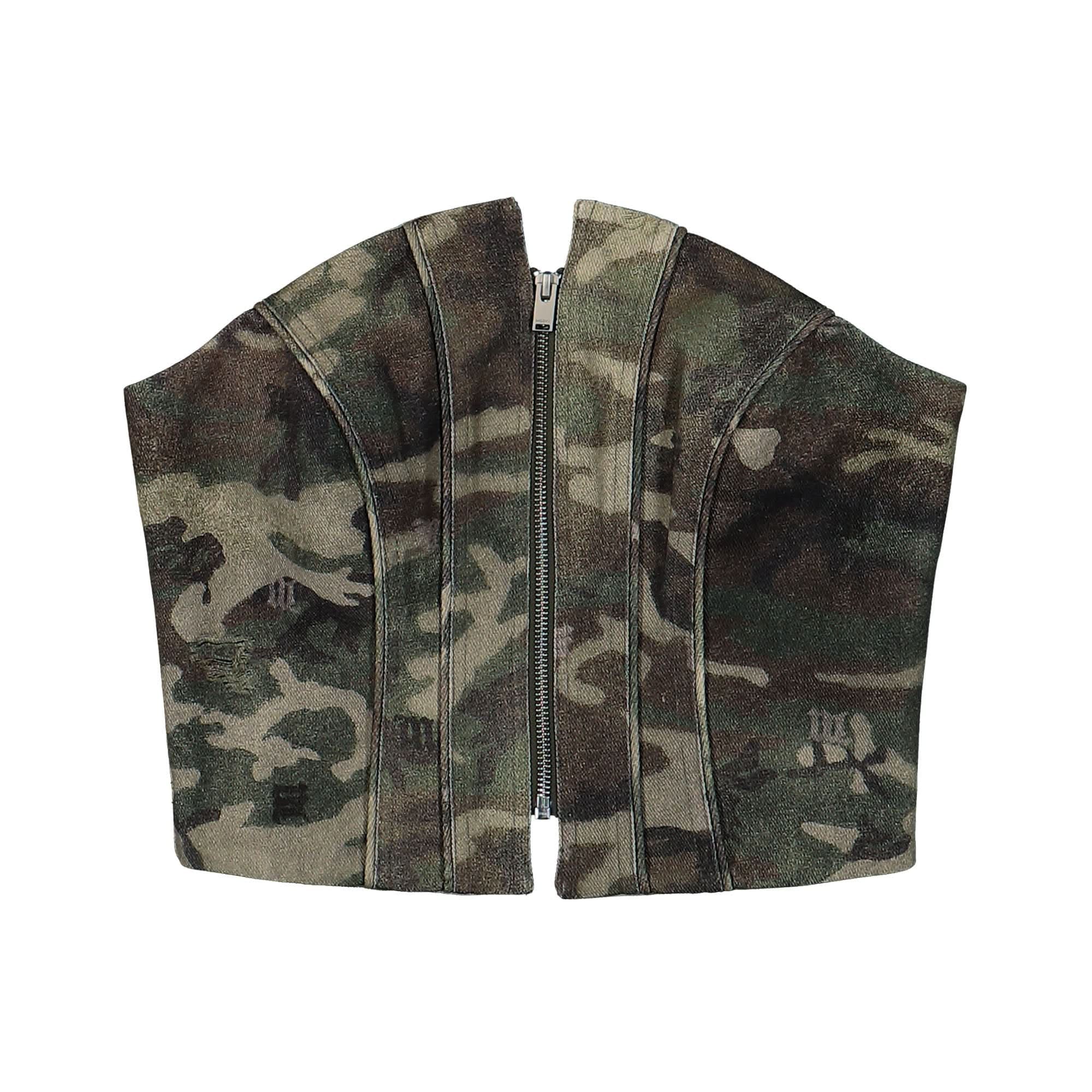 Misbhv Camo Corset Top