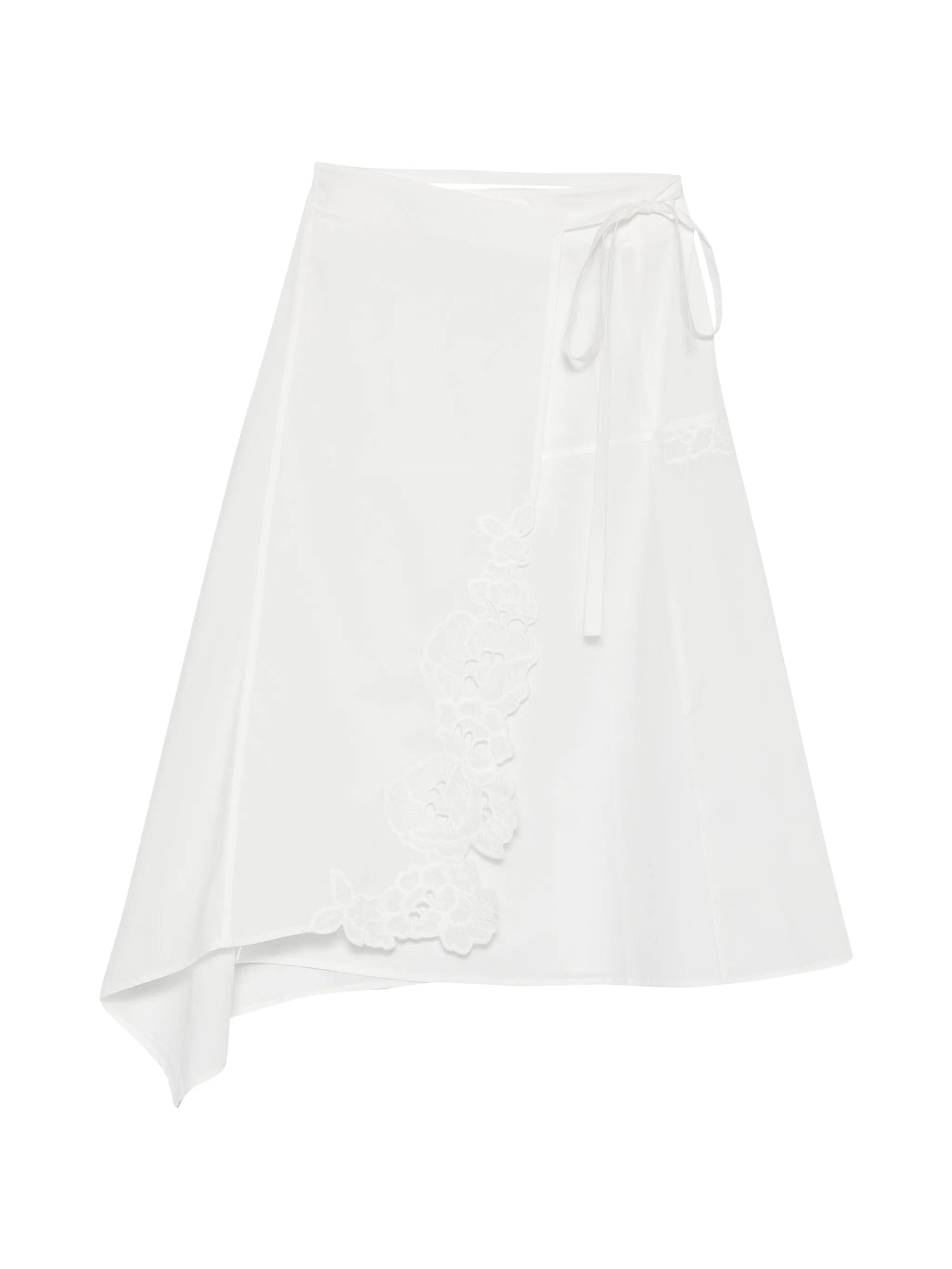 SIR. lace - embellished midi skirt