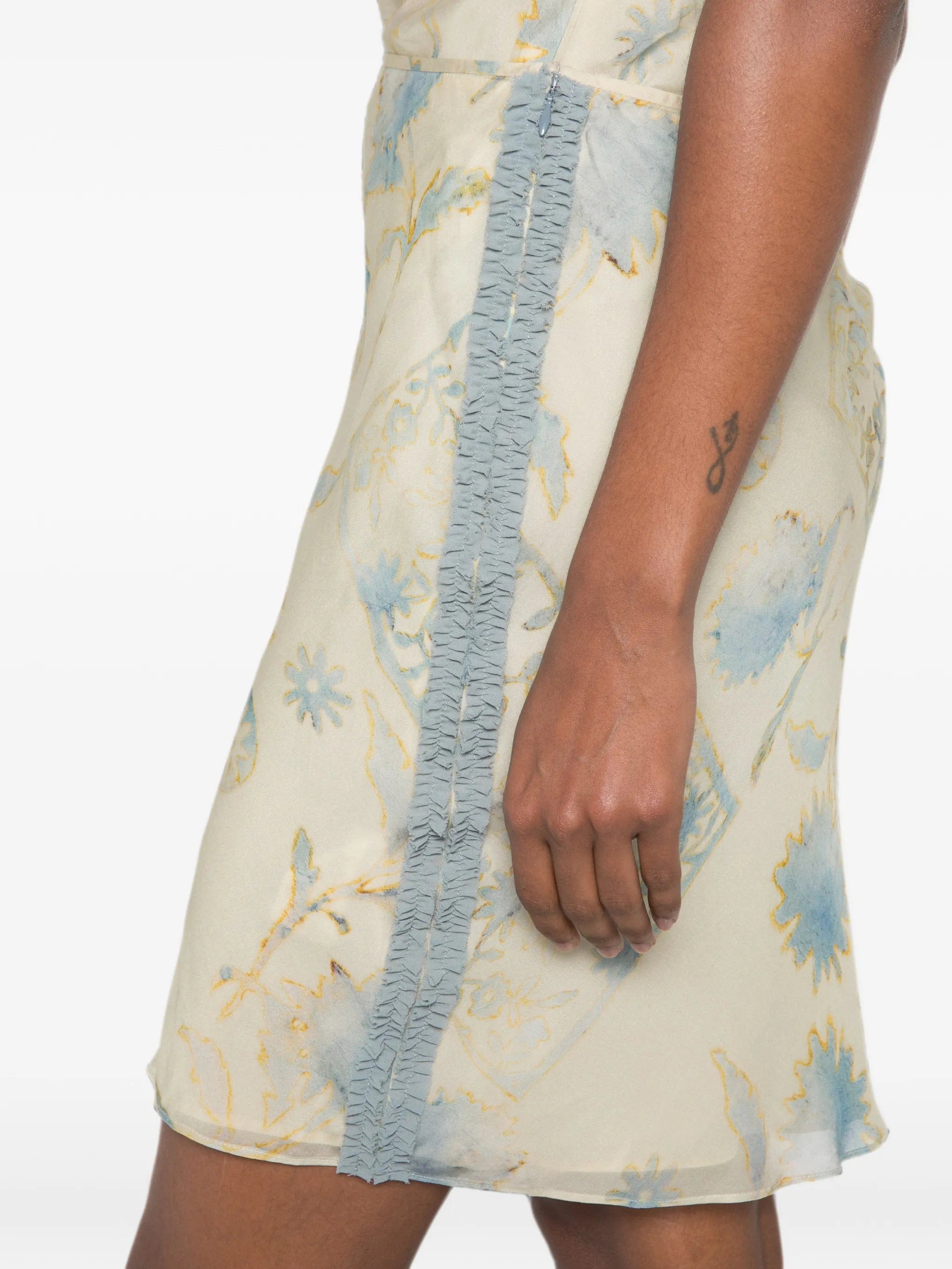 SIR. Cecile floral - print mini skirt