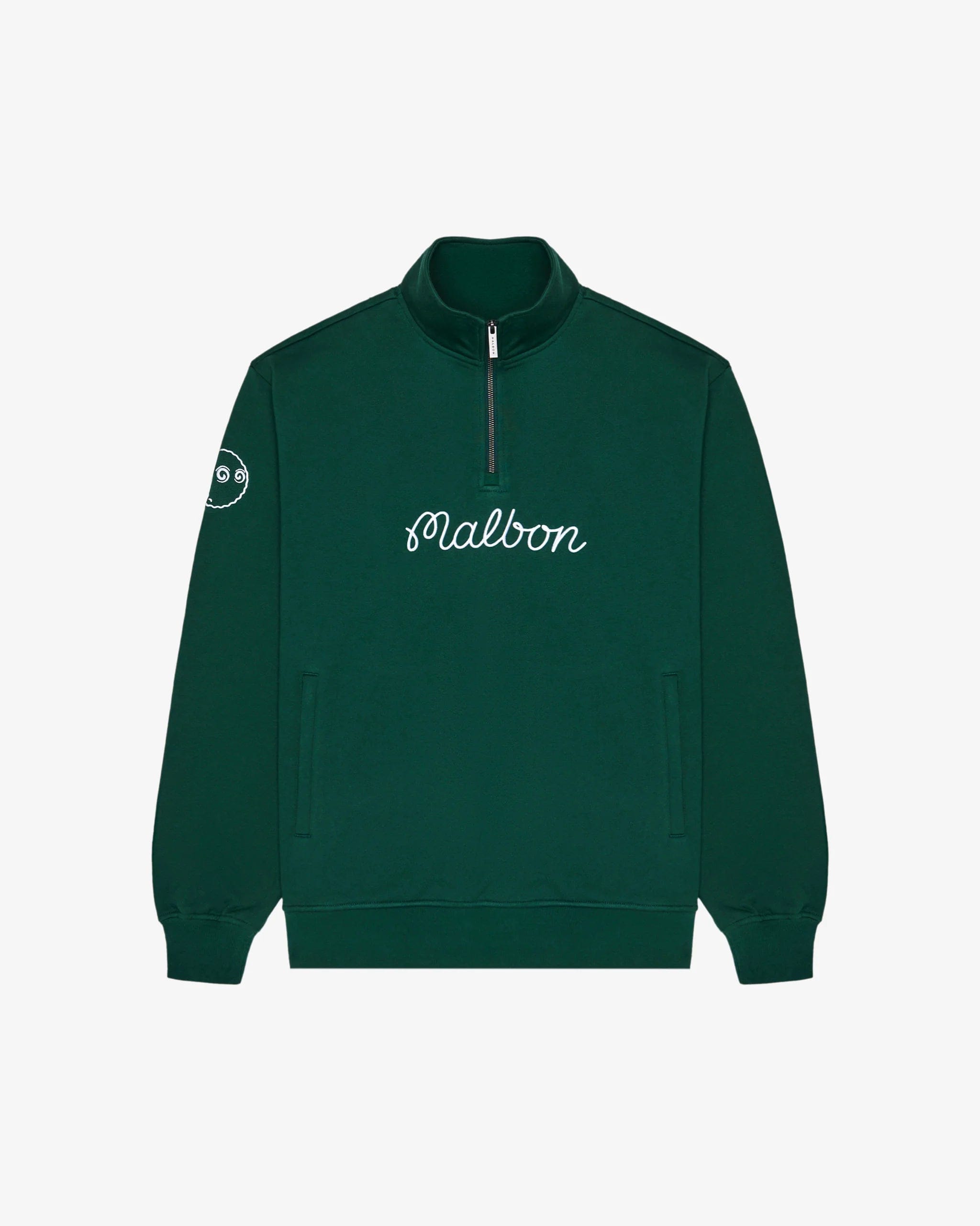 Malbon Golf Collegiate Sweatshirt – Forest