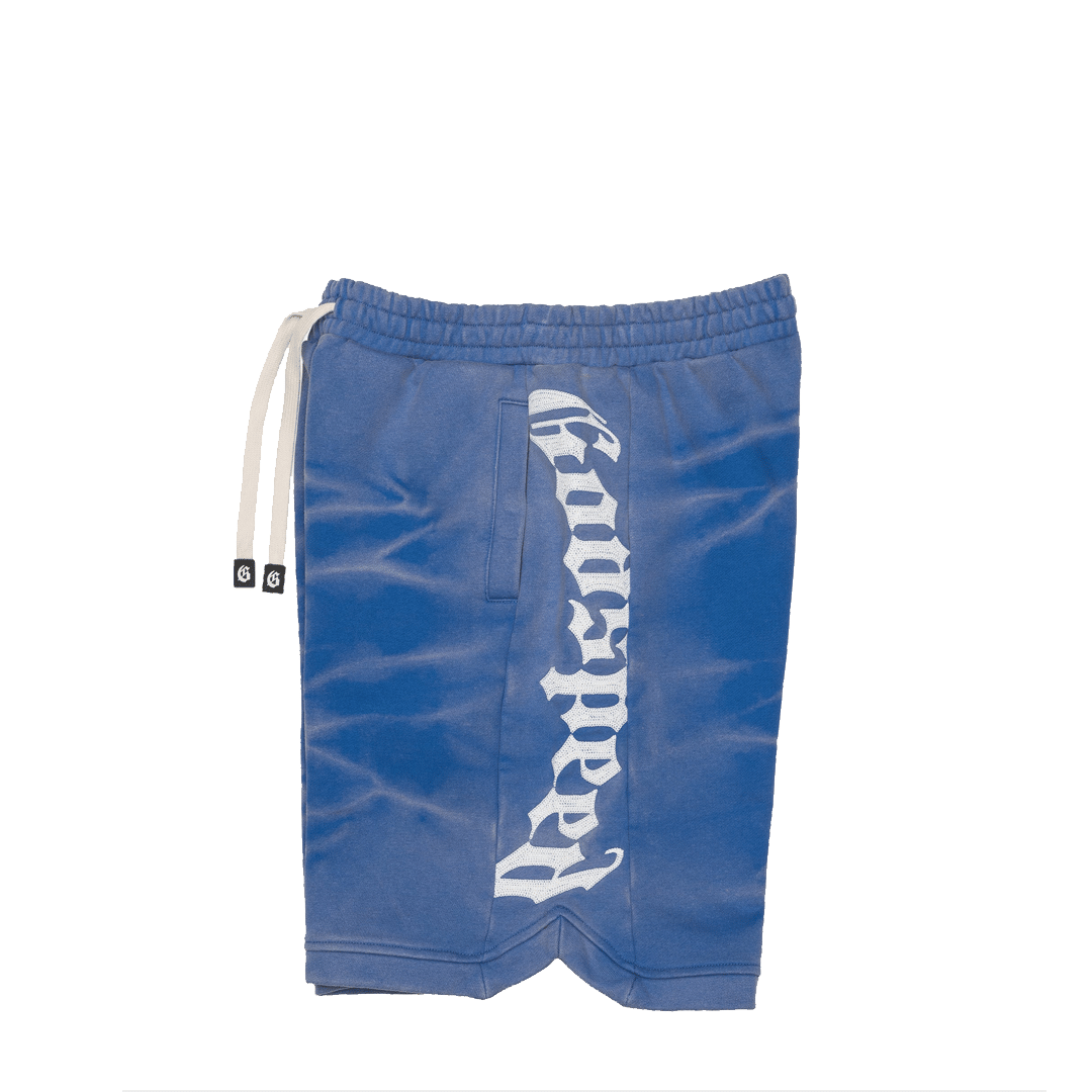 Godspeed COURTSIDE SHORTS BLUE TIE DYE