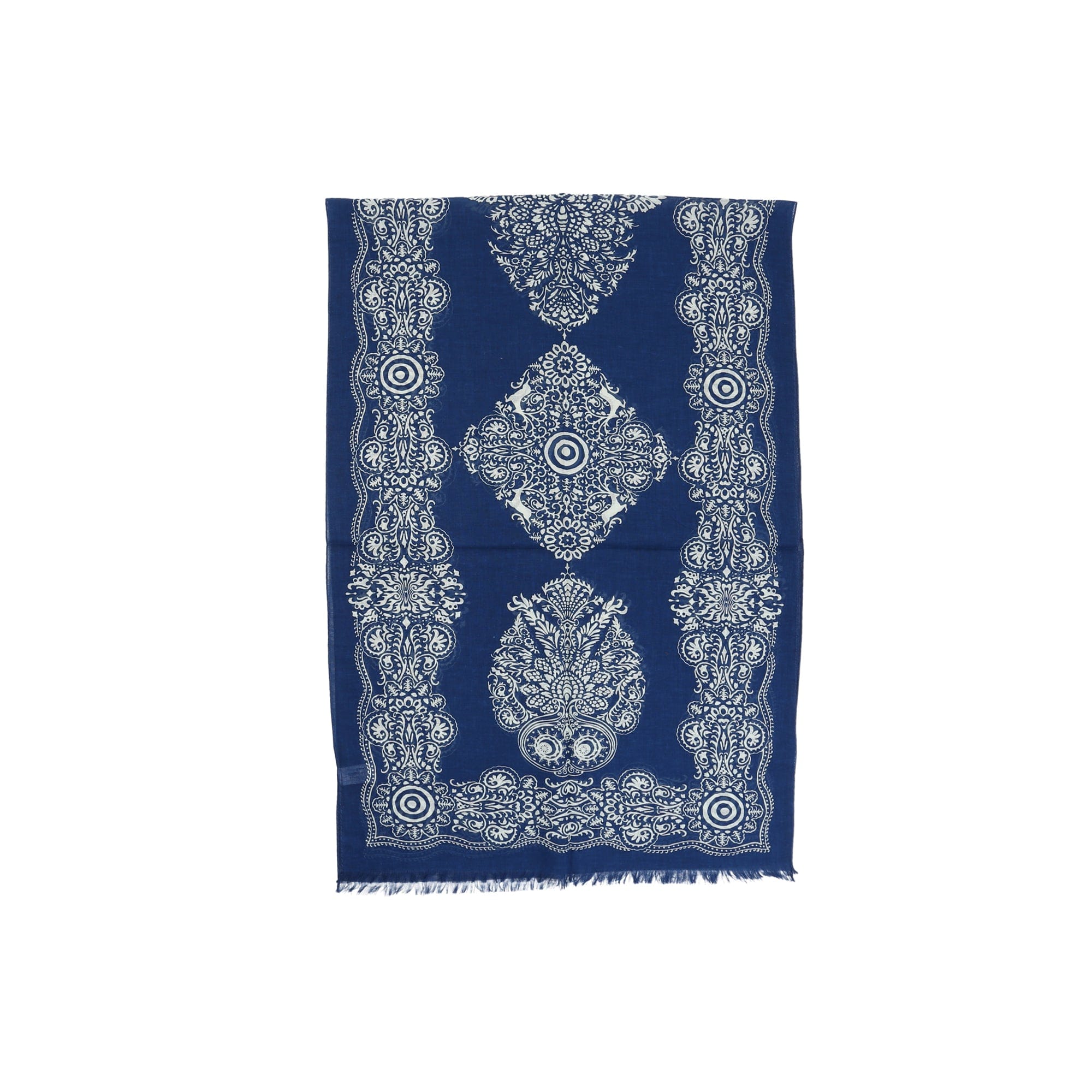 South2 West8 Cotton Gauze Stole - Navy