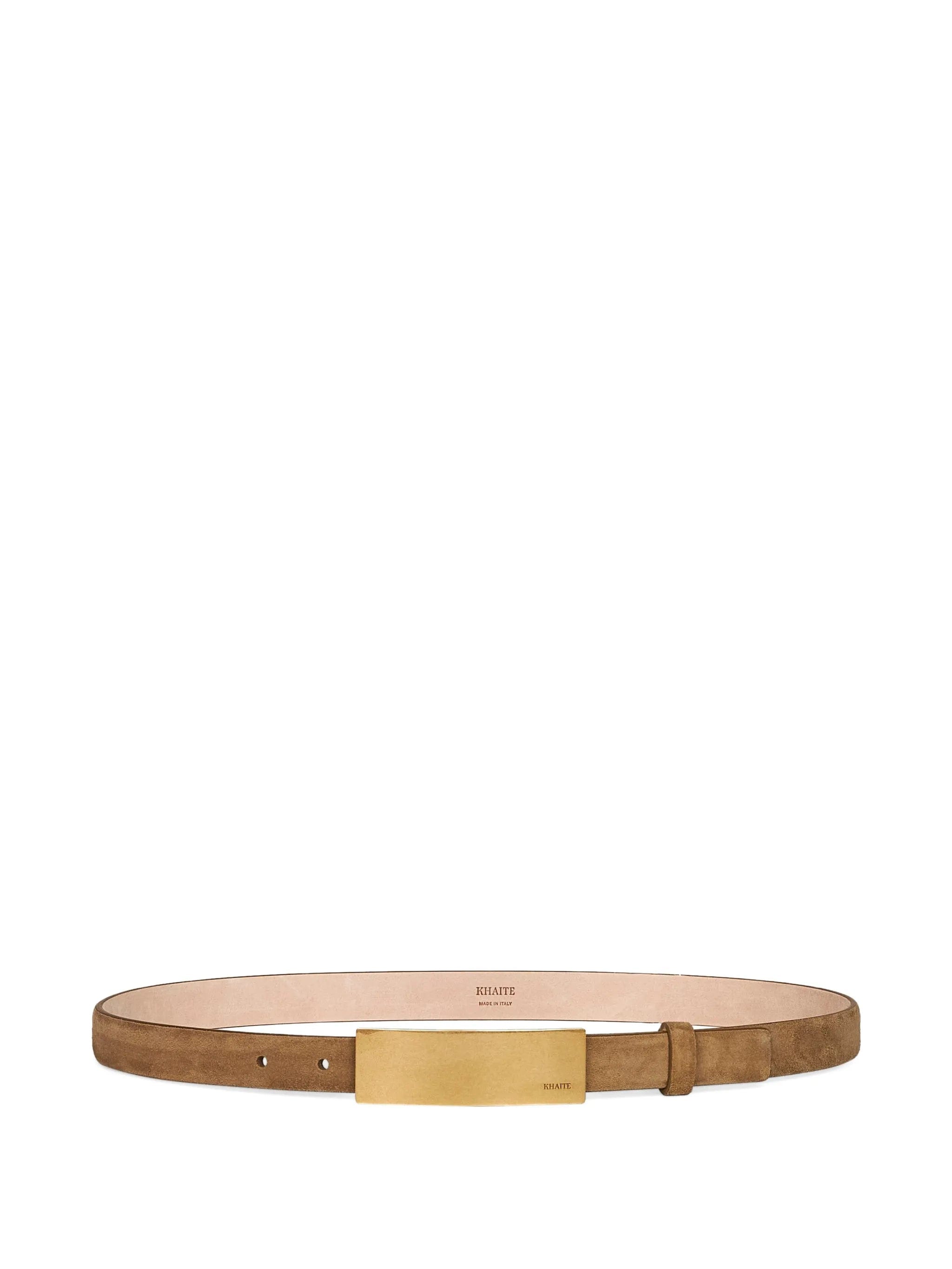 Khaite Berlin sculptural - buckle leather belt