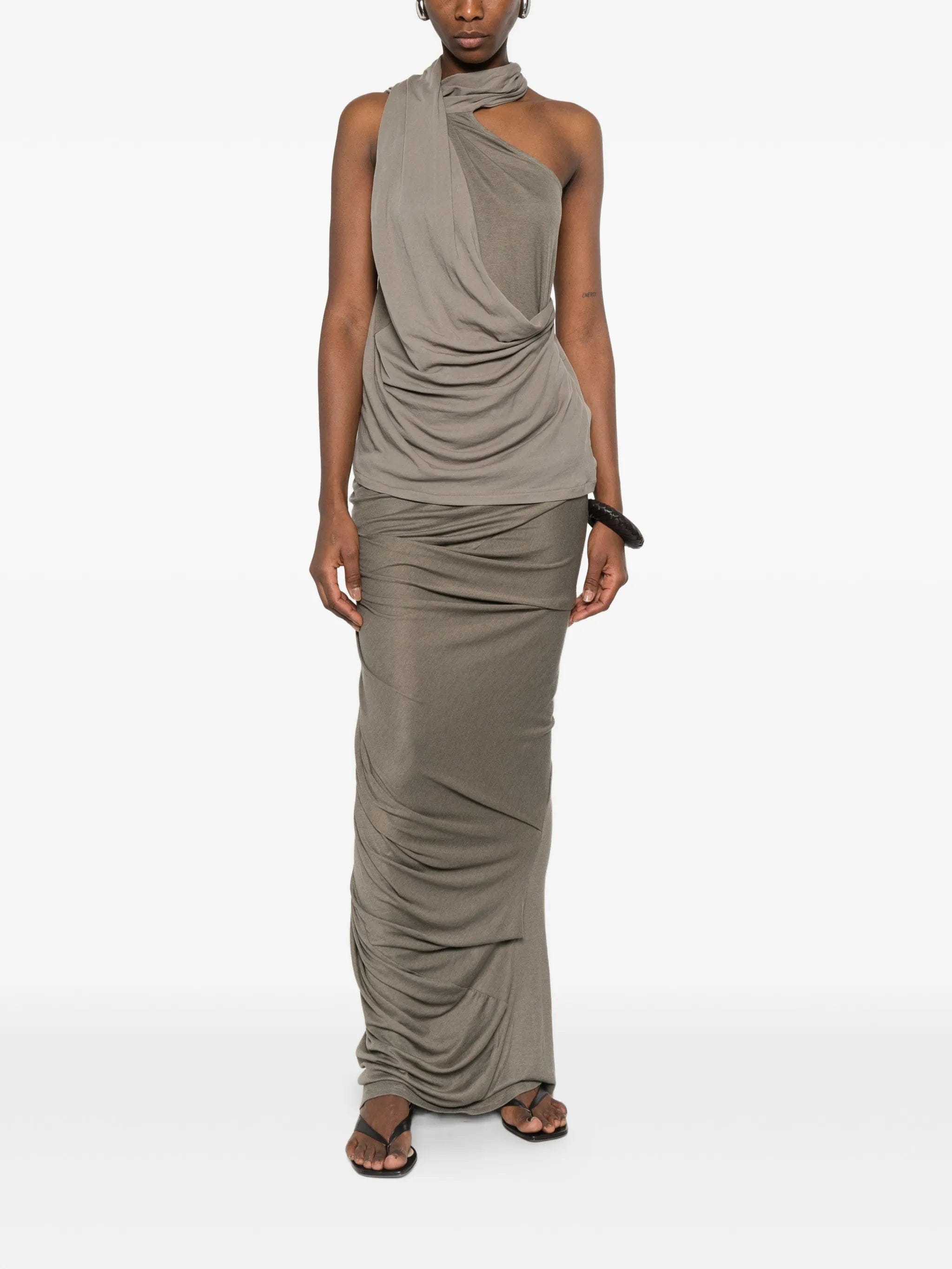 Entire Studios Dia draped - design maxi skirt