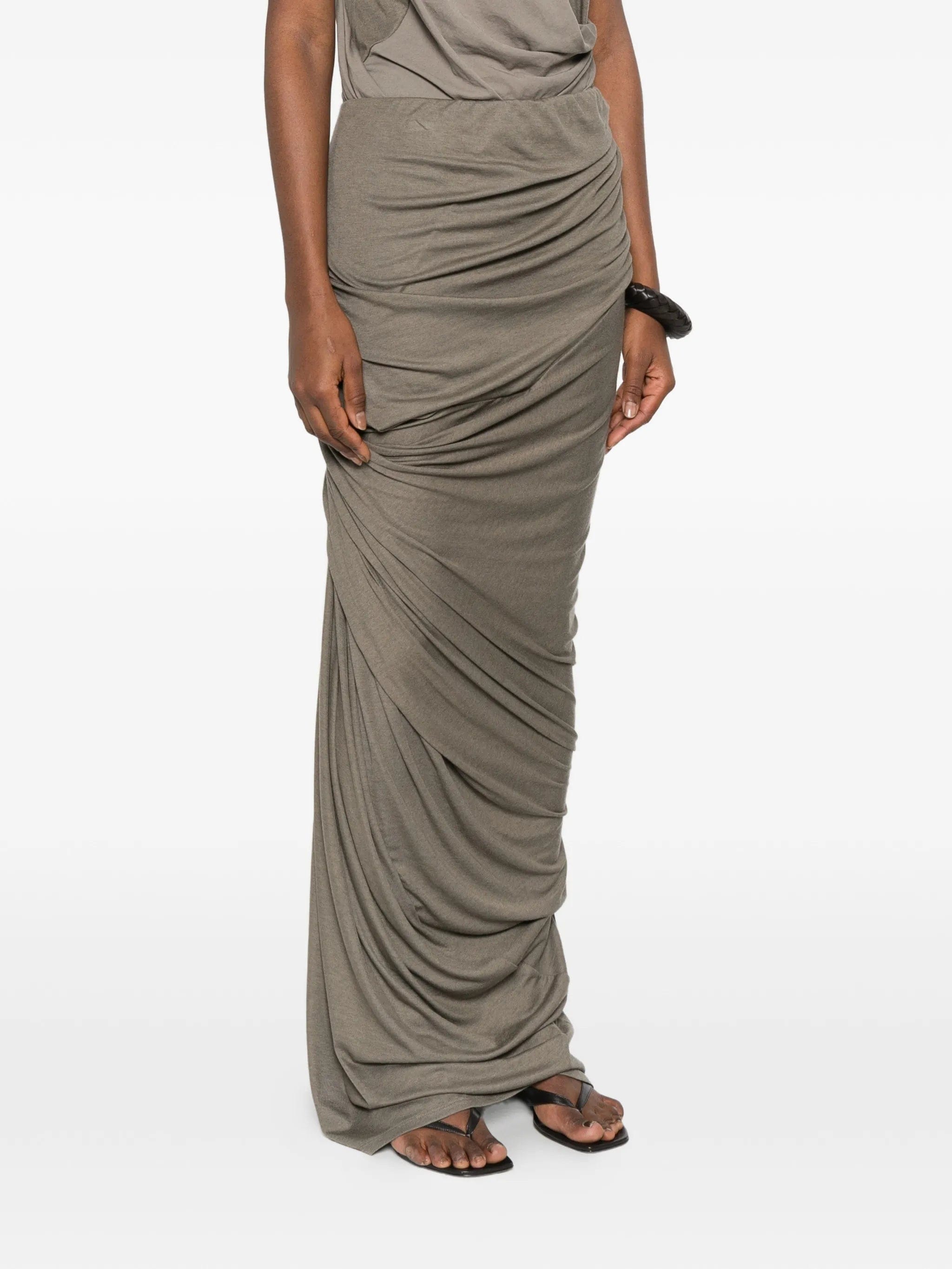 Entire Studios Dia draped - design maxi skirt