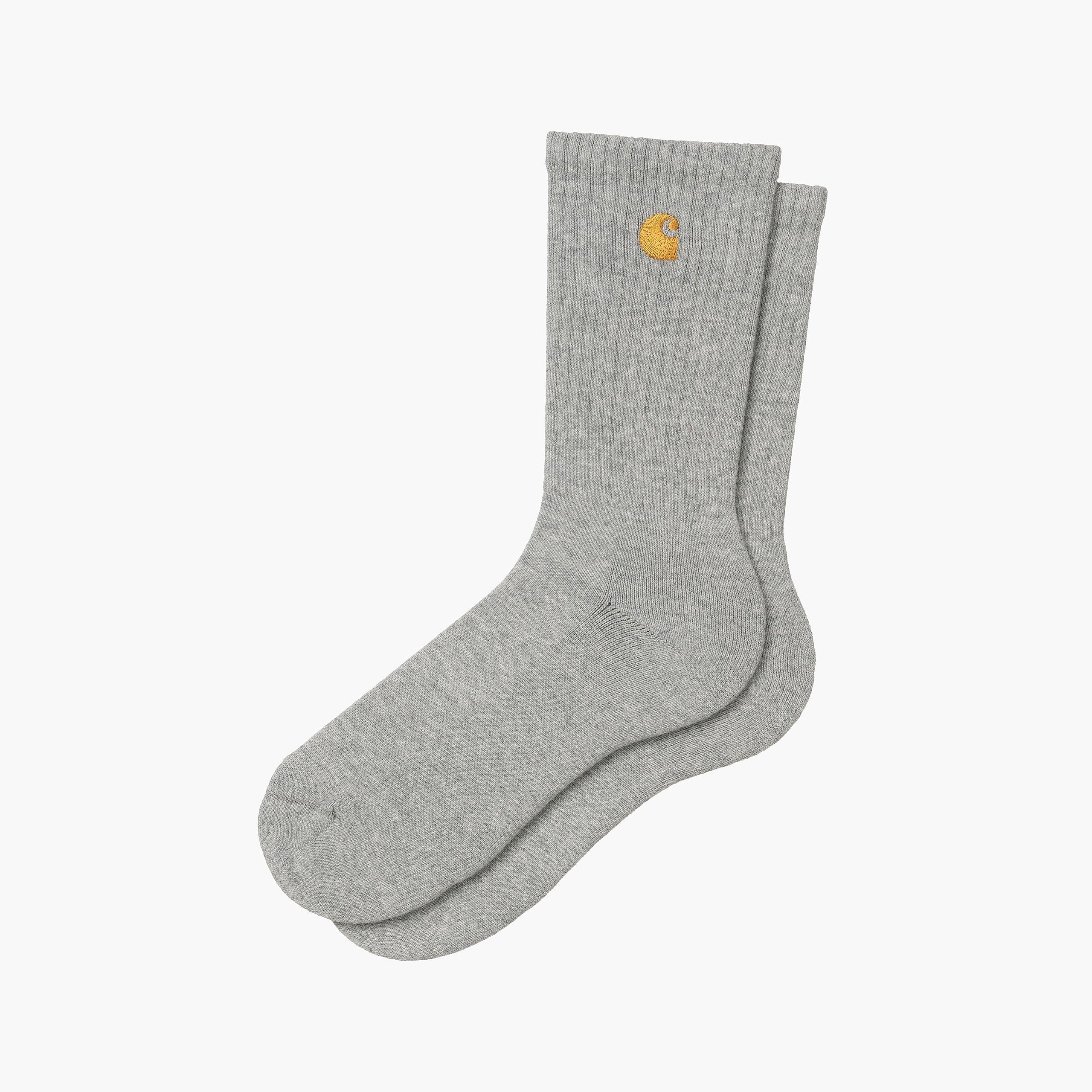 Carhartt WIP Chase Socks Grey Heather / Gold