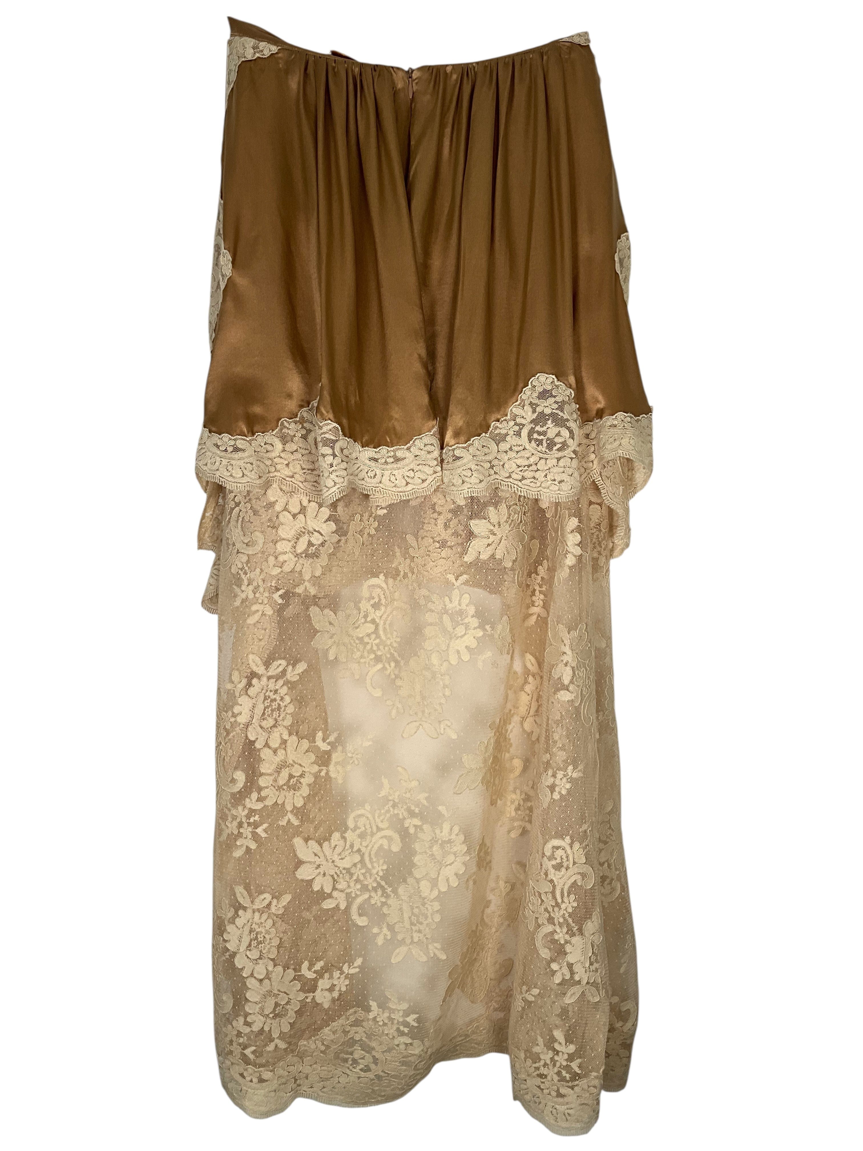 Zimmermann Hypnotic Satin Drape Skirt Size S