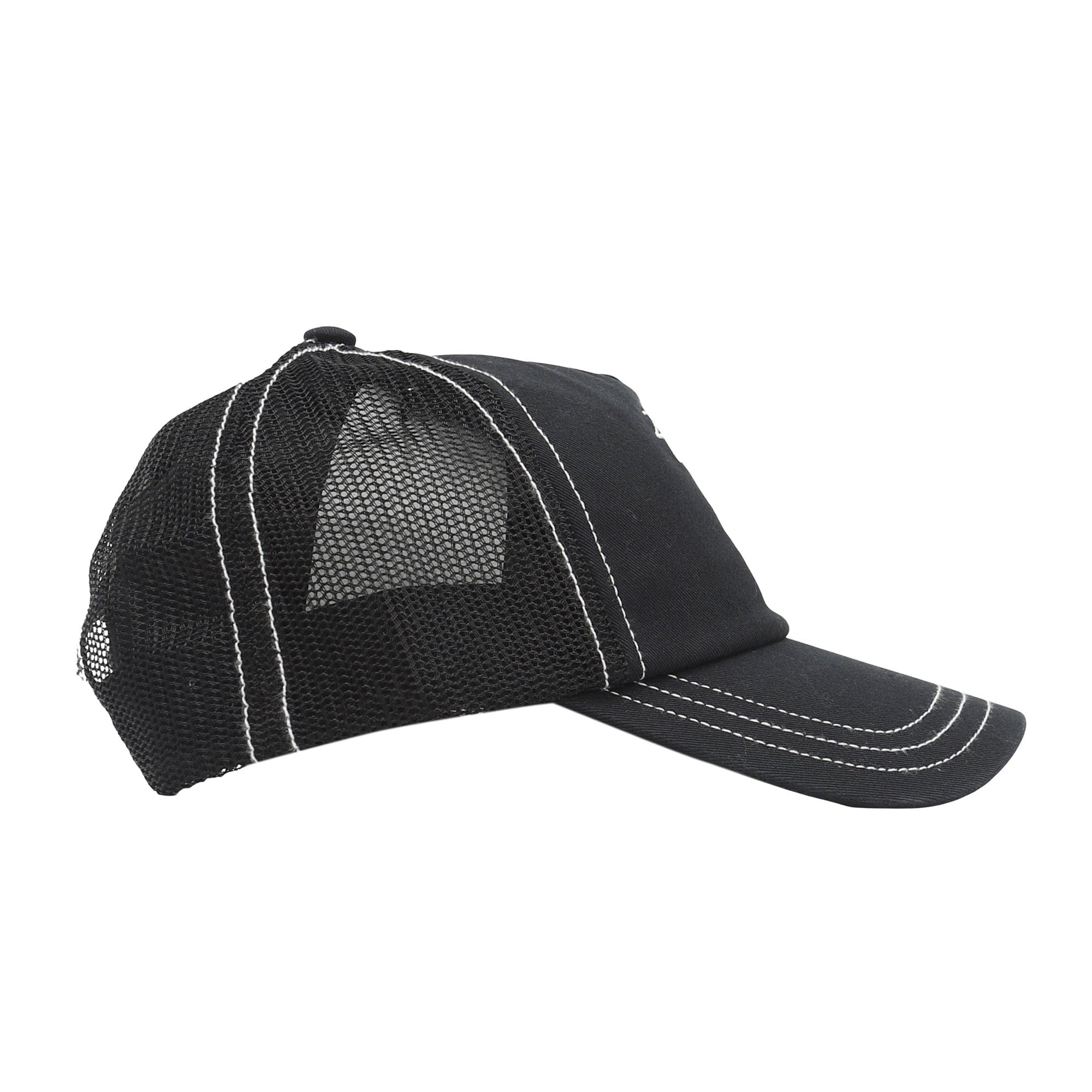 Stüssy LP Beach Roots Trucker Cap - Black