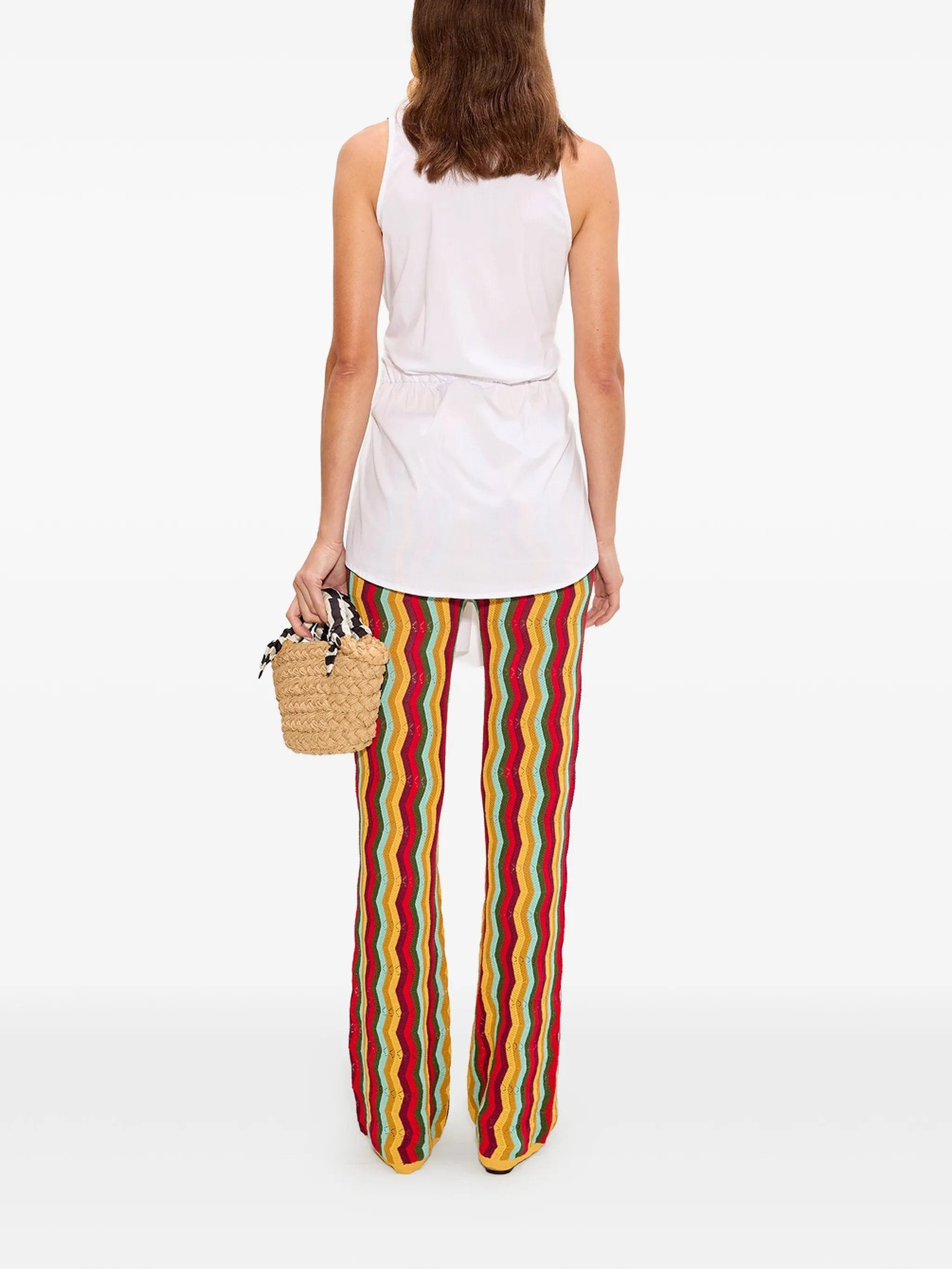 Simon Miller Ophelia chevron - knit flared trousers