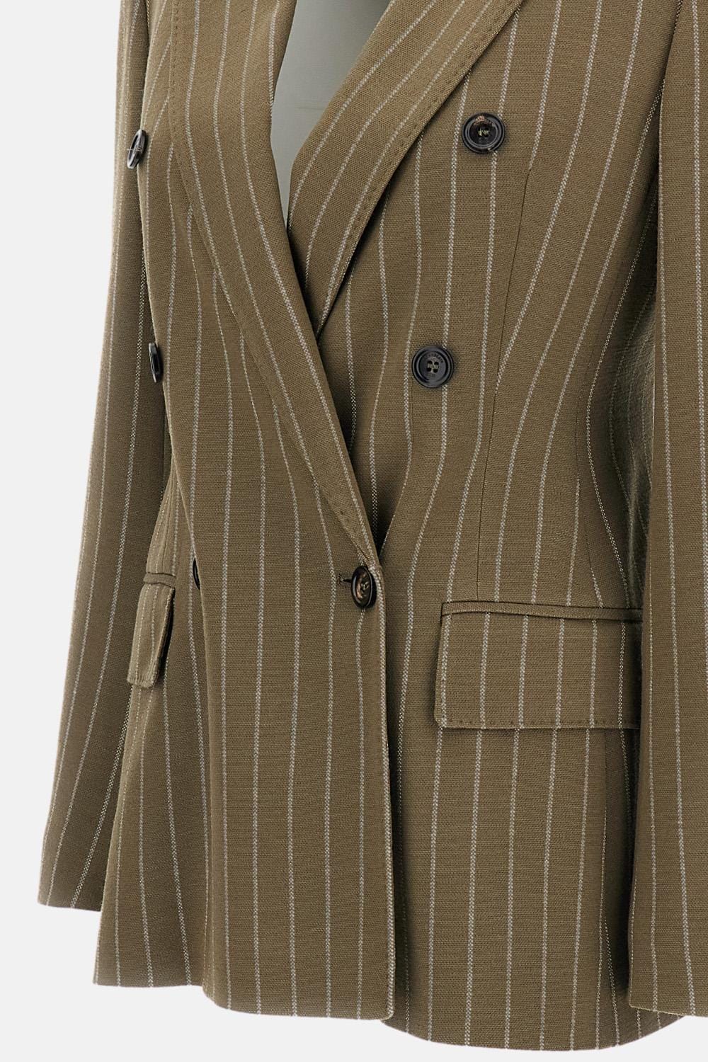 Max Mara BLAZER DOPPIOPETTO GESSATO