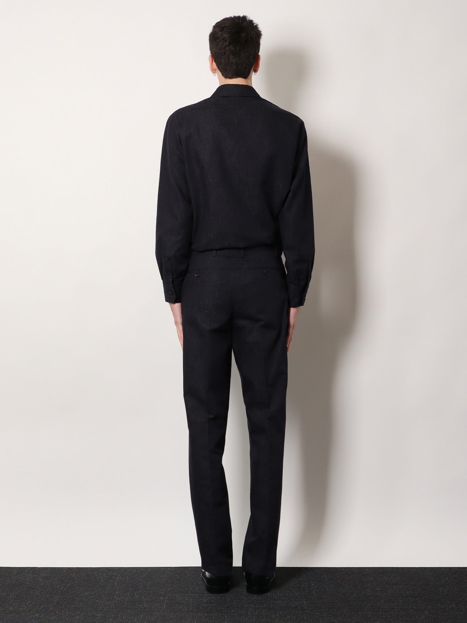 Lardini Timur cotton and linen trousers
