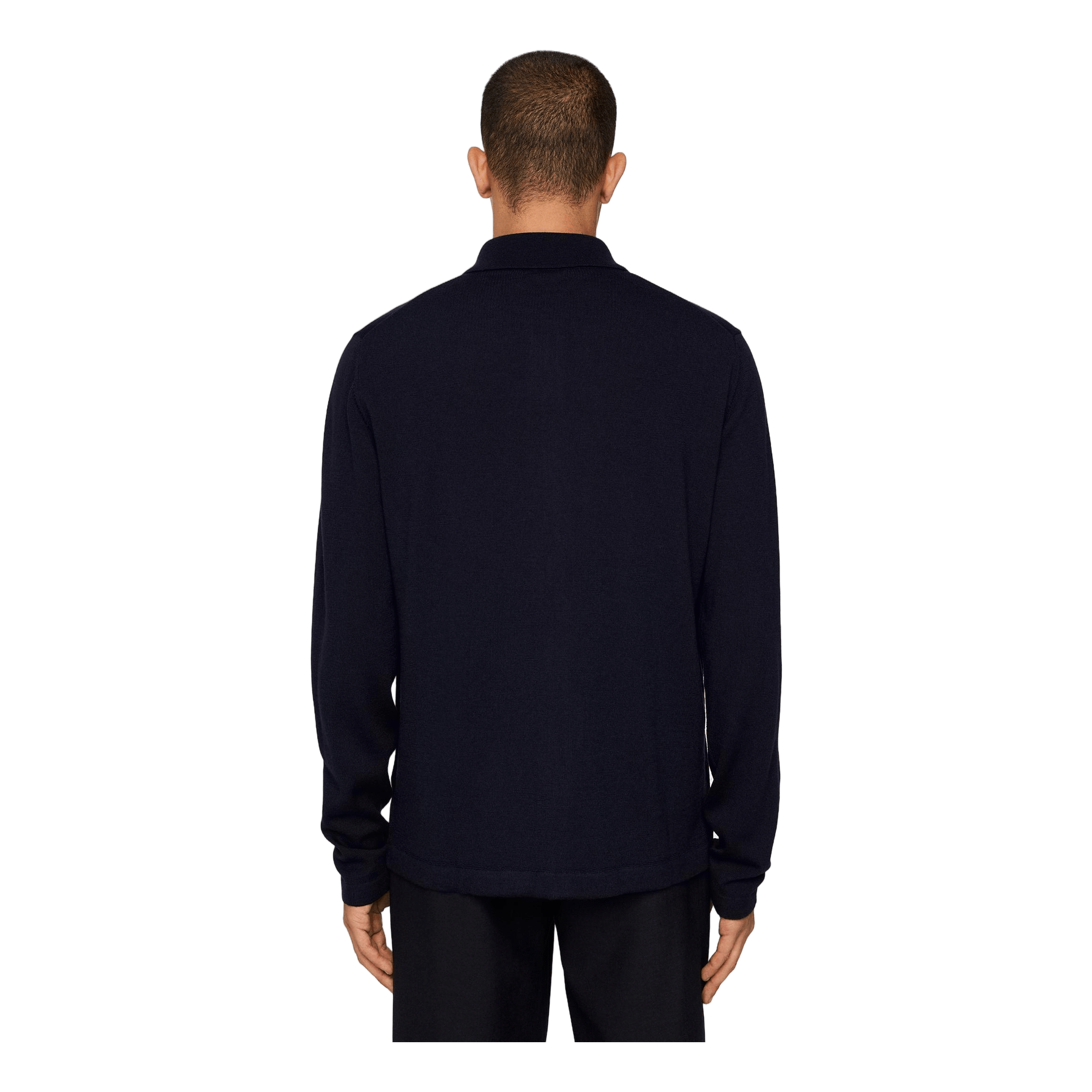 J.lindeberg Kaleb Merino Zip Cardigan Jl Navy