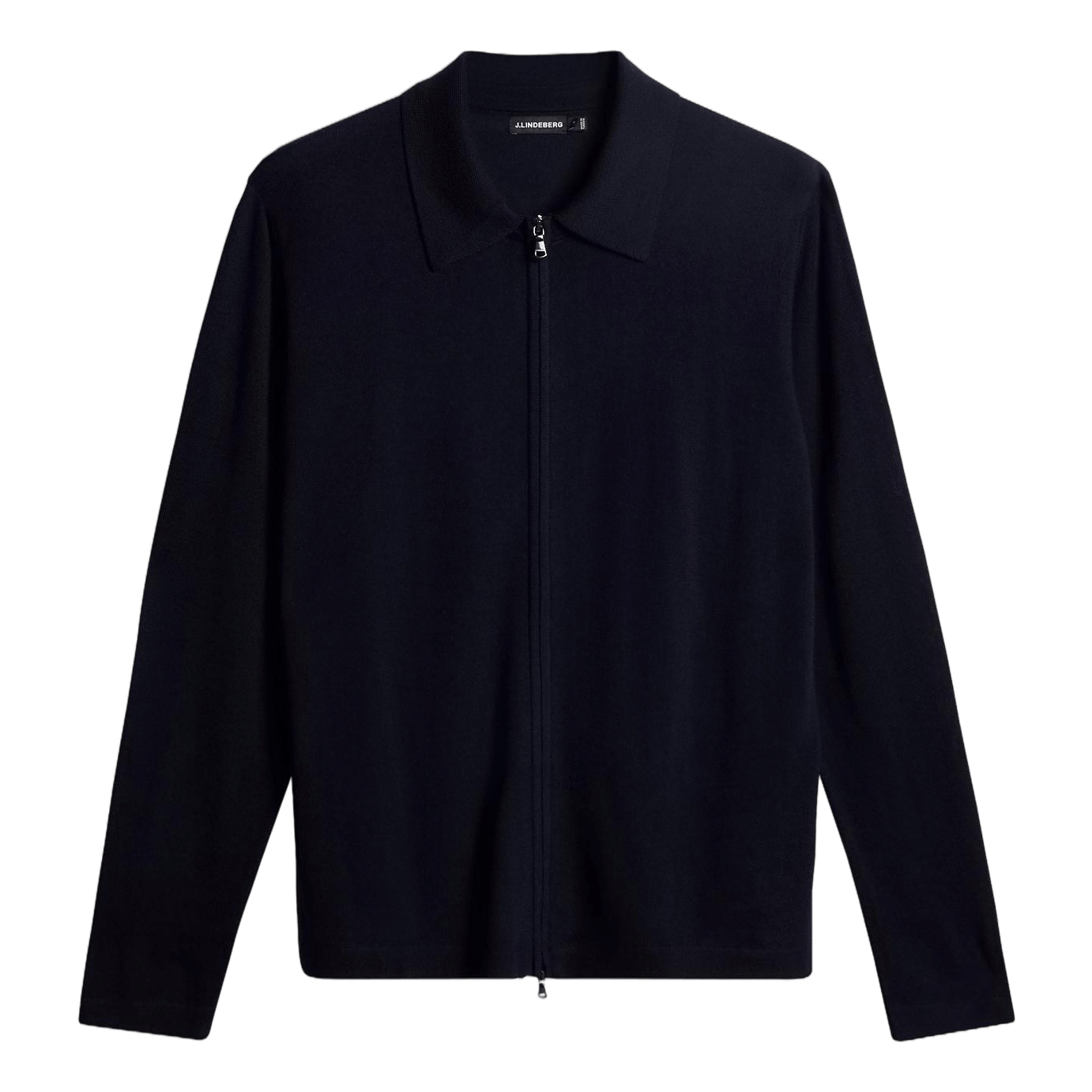 J.lindeberg Kaleb Merino Zip Cardigan Jl Navy