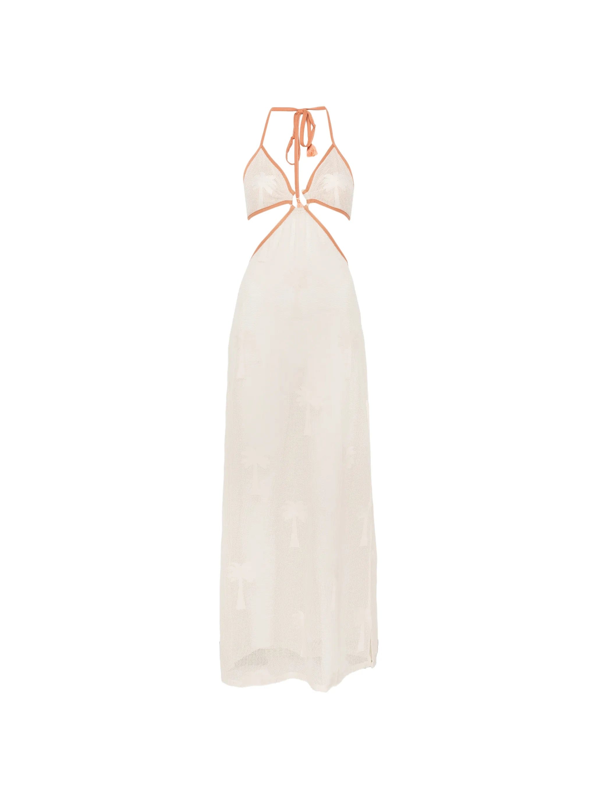 Johanna Ortiz Ebb and Flow palm - tree maxi dress