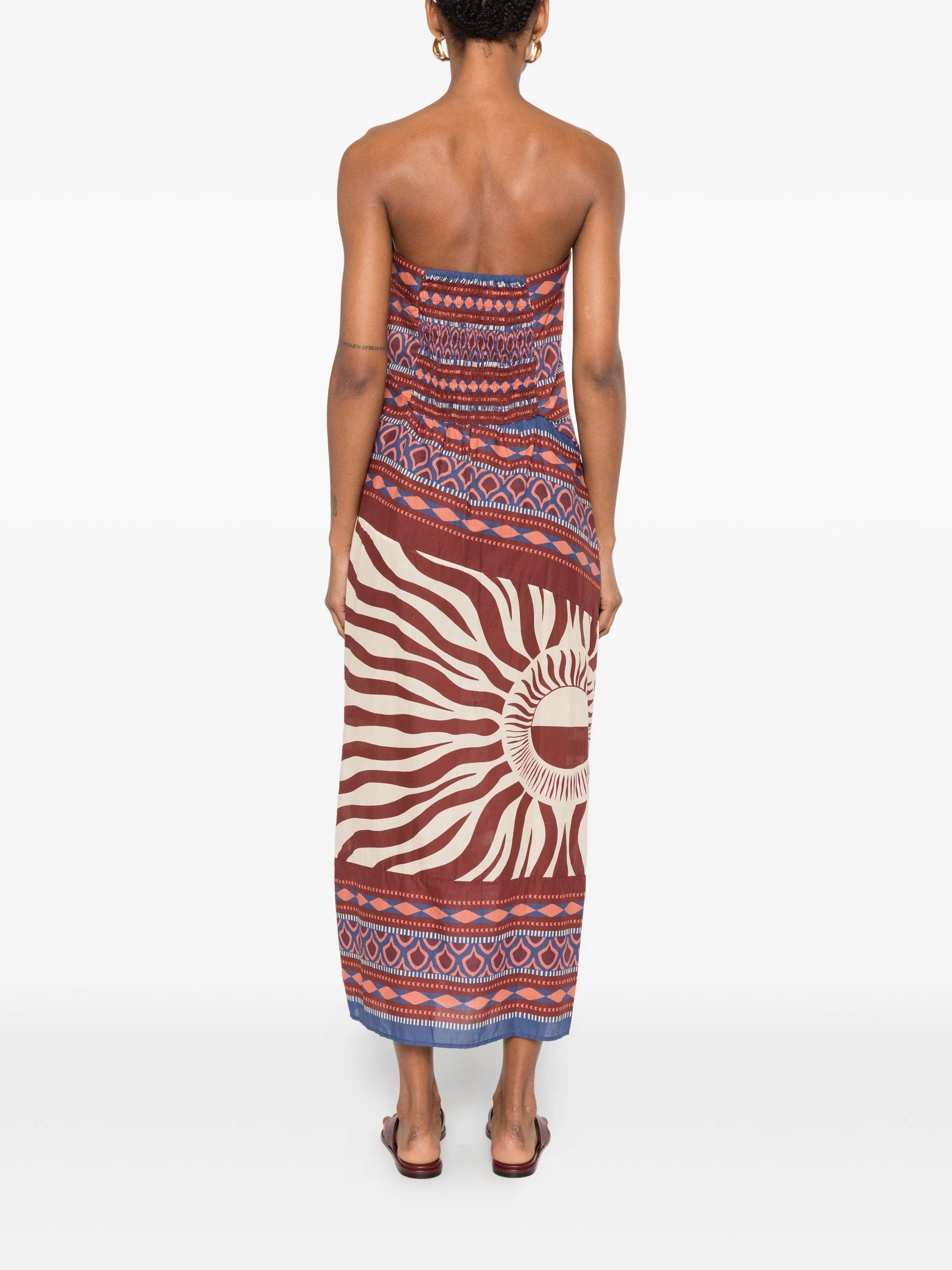 Johanna Ortiz Paraiso Agreste strapless dress