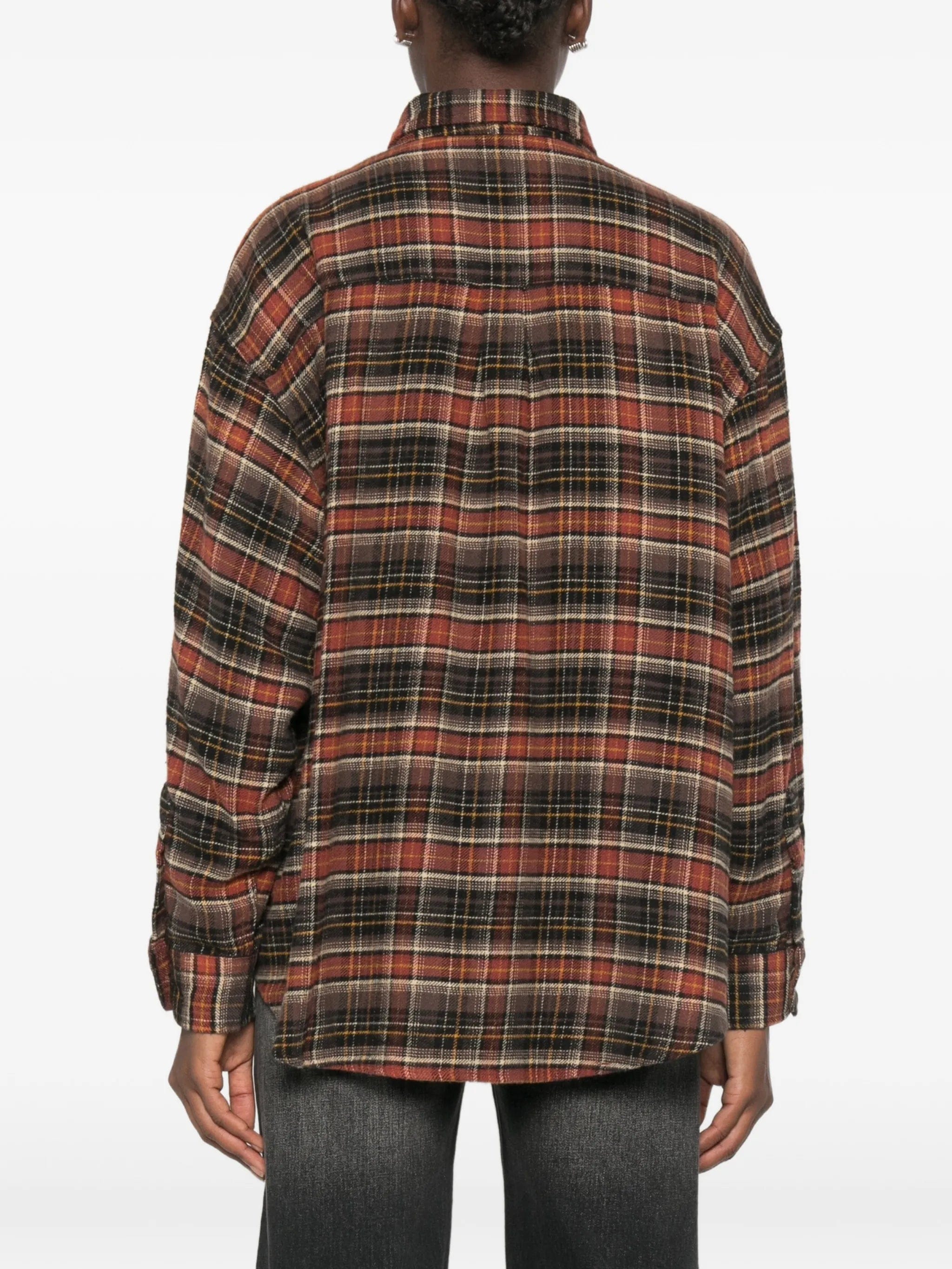 R13 plaid buttoned shirt