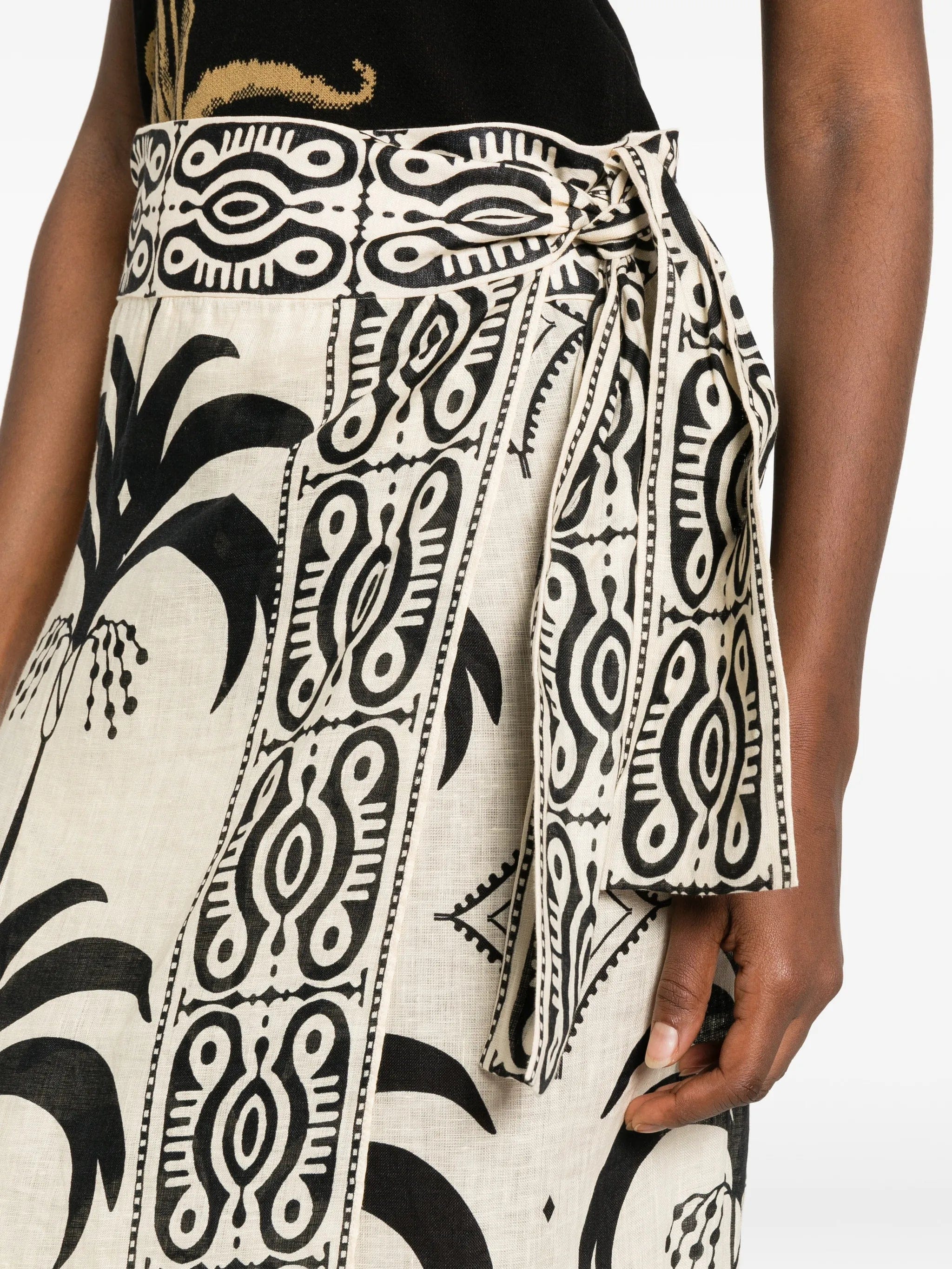 Johanna Ortiz Significado Poderoso midi skirt