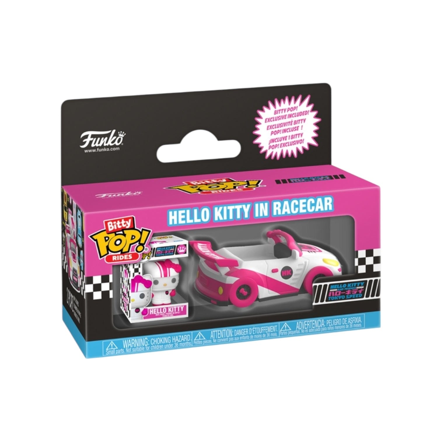 Hello Kitty in Racecar Funko Bitty Pop Ride - Sanrio