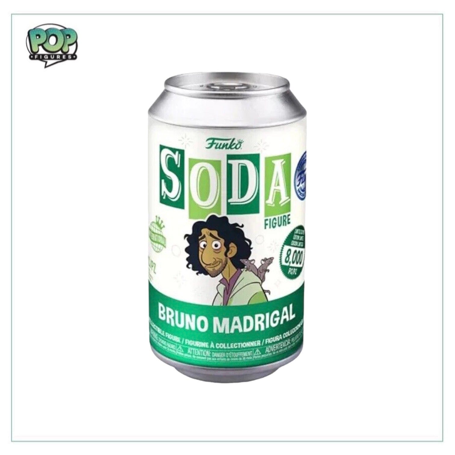 EDITION Bruno Madrigal Funko Soda Vinyl Figure! - Encanto - International Special Edition LE8000 Pcs - Chance of Chase