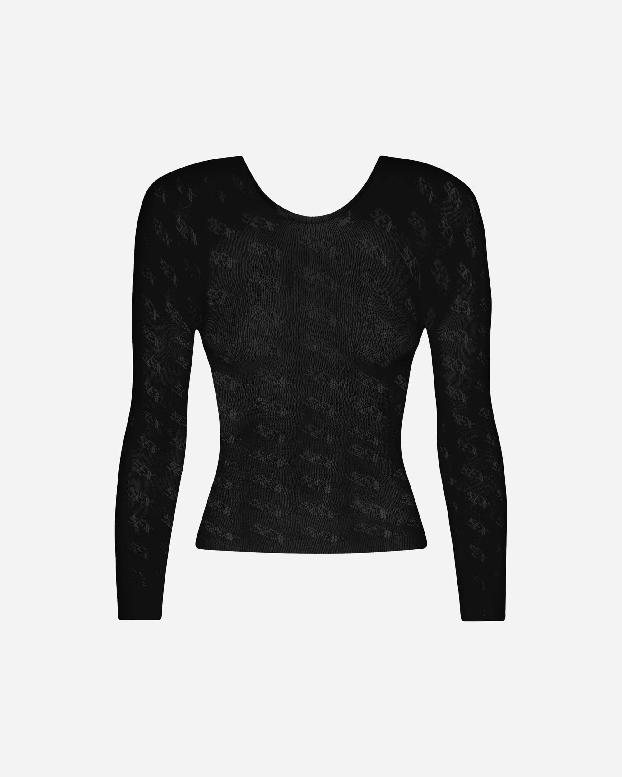 R & M Leathers Women's Lust Longsleeve Top Black