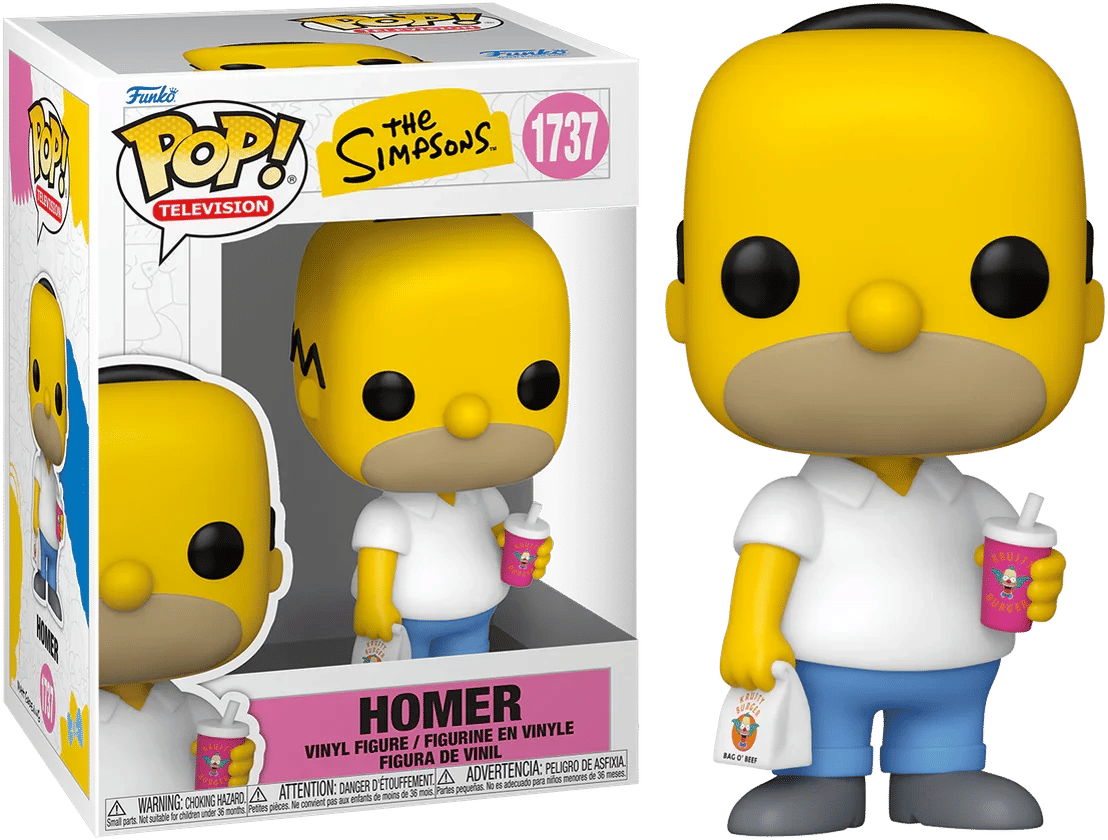 Funko TBA The Simpsons - Homer (Krusty Burger) Pop! Vinyl