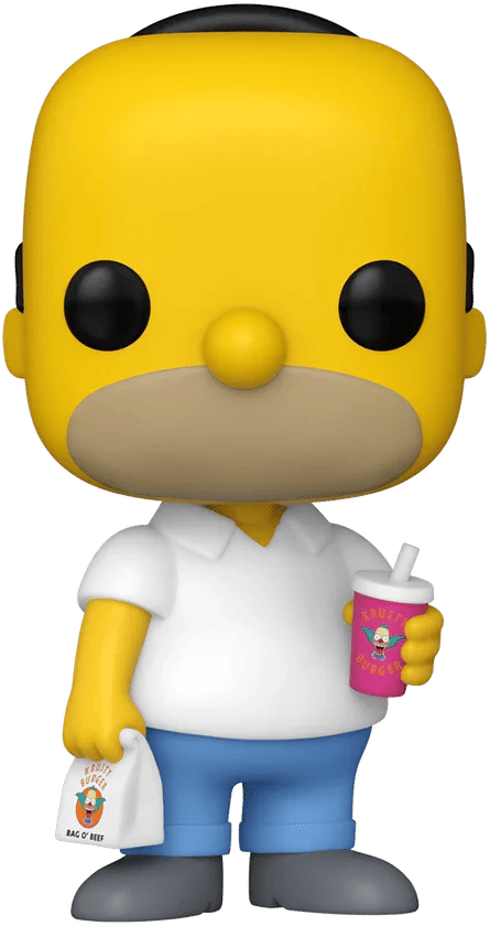Funko TBA The Simpsons - Homer (Krusty Burger) Pop! Vinyl
