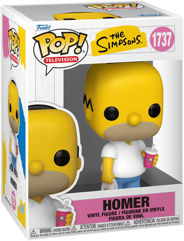 Funko TBA The Simpsons - Homer (Krusty Burger) Pop! Vinyl