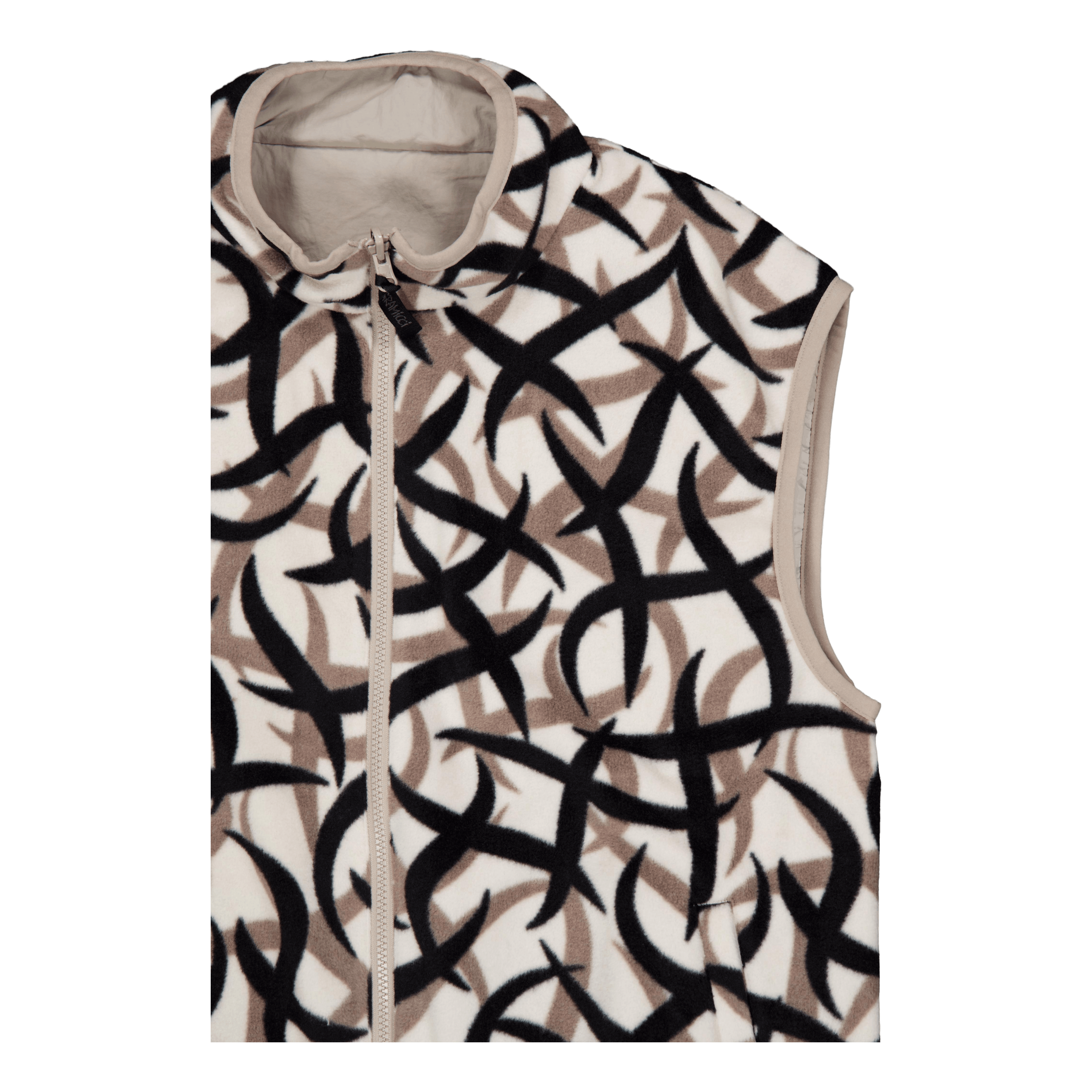 Gramicci Reversible Fleece Vest Tribal Snow