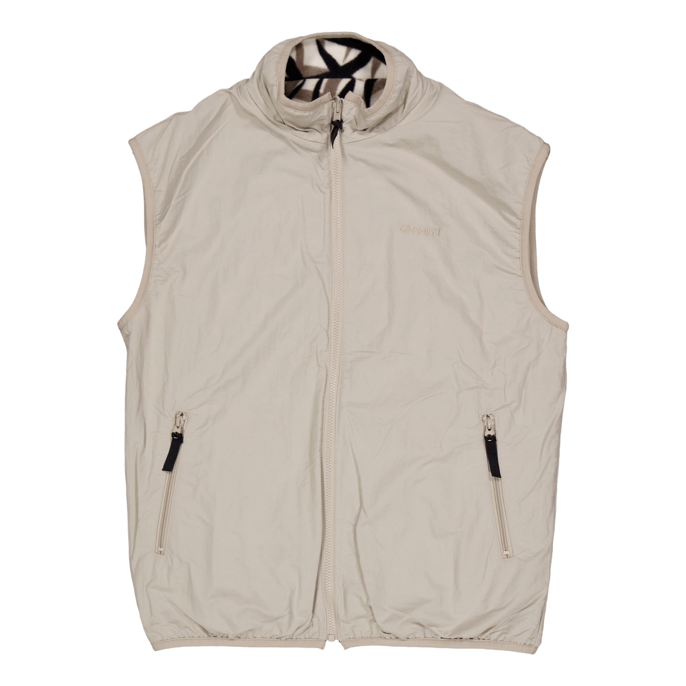Gramicci Reversible Fleece Vest Tribal Snow