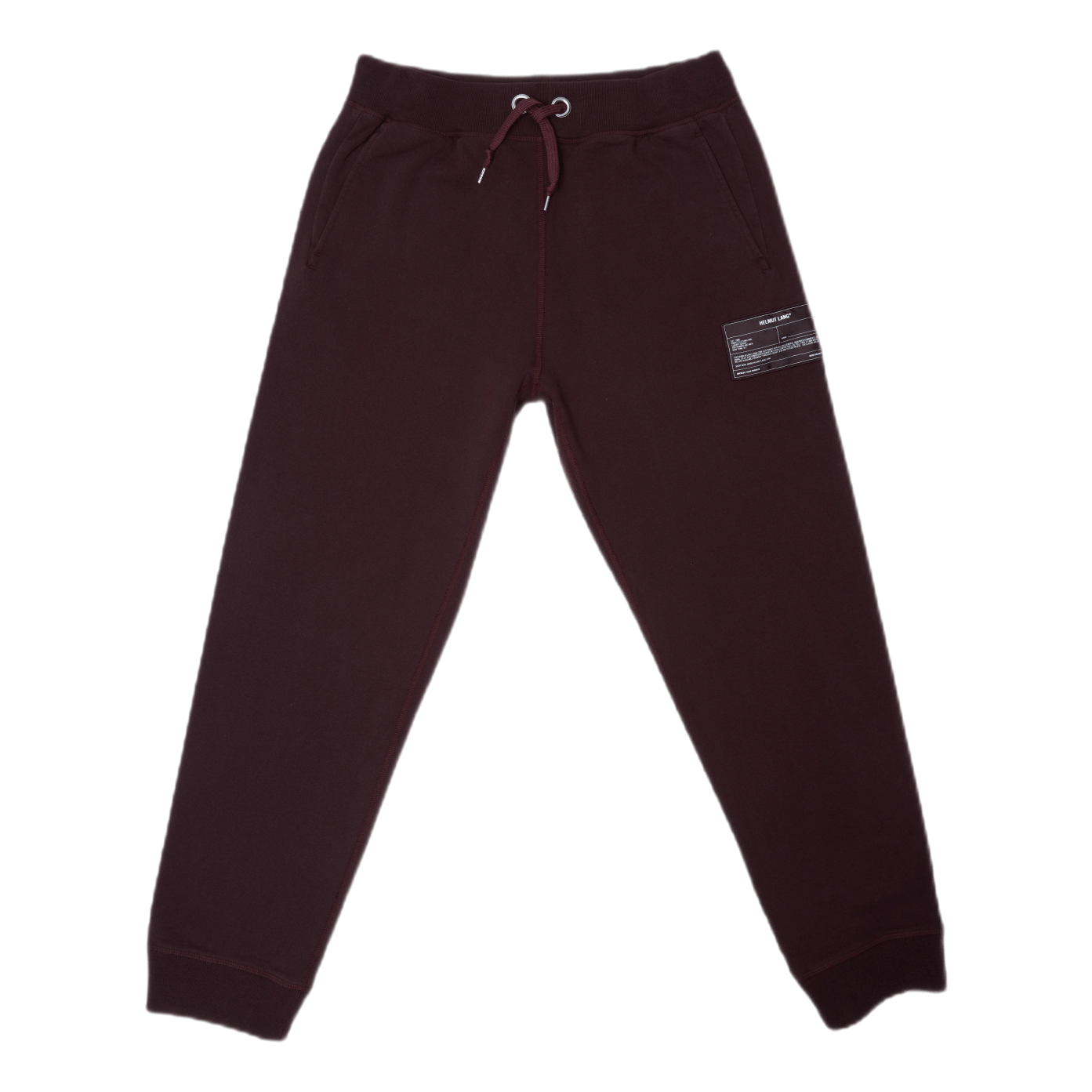 Helmut Lang Patch Sweatpant.patc Crimson Night