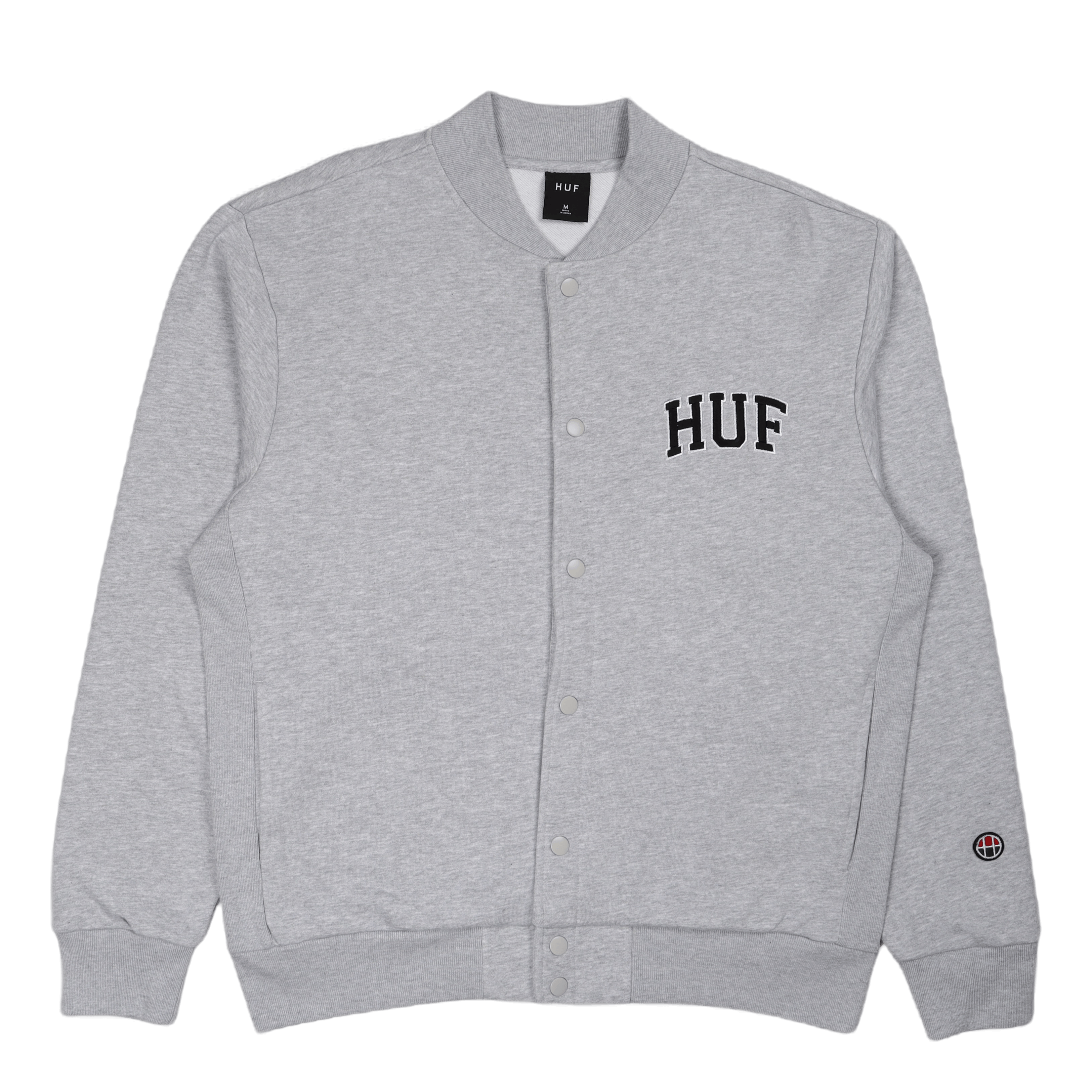 HUF Athletic Cardigan Heather Grey