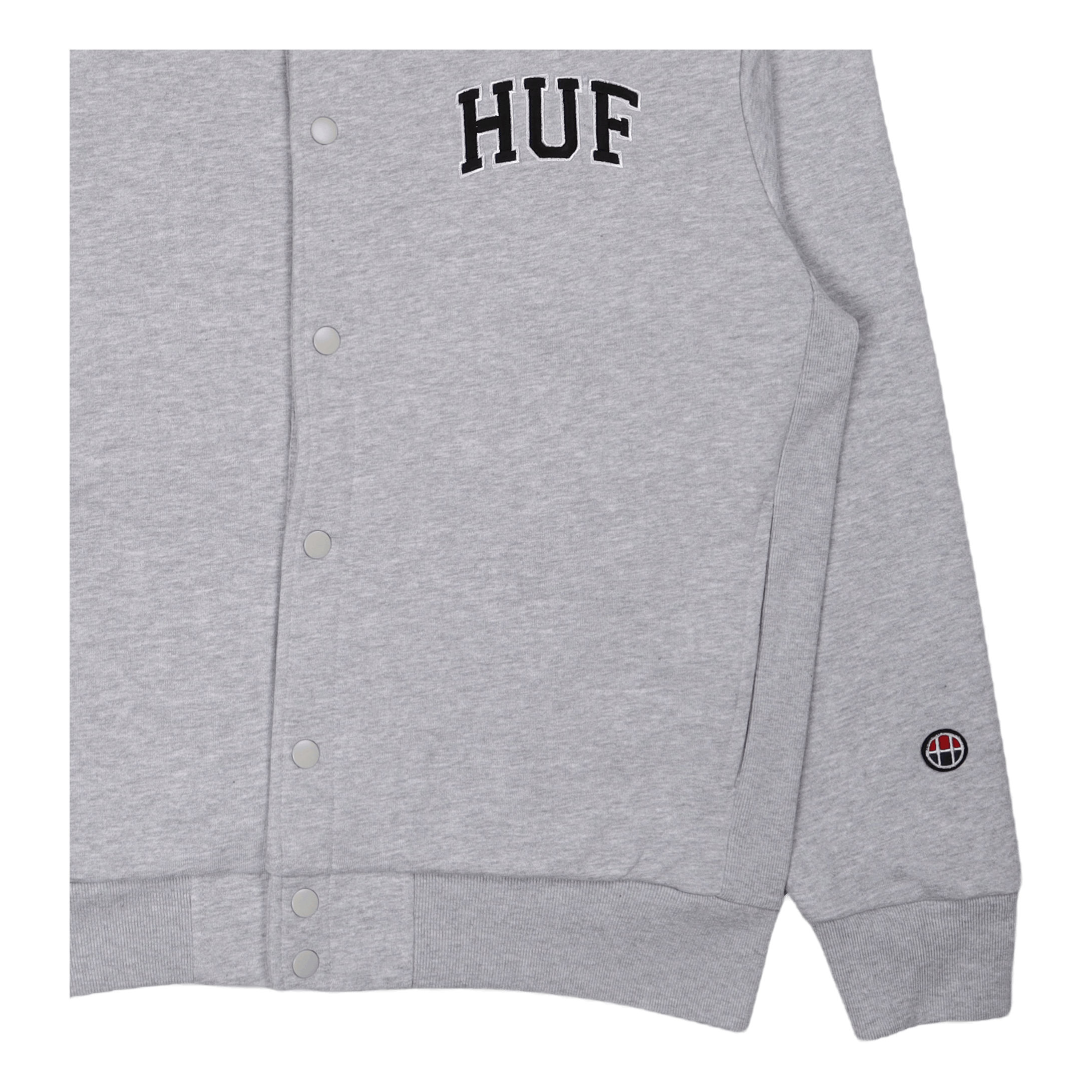 HUF Athletic Cardigan Heather Grey