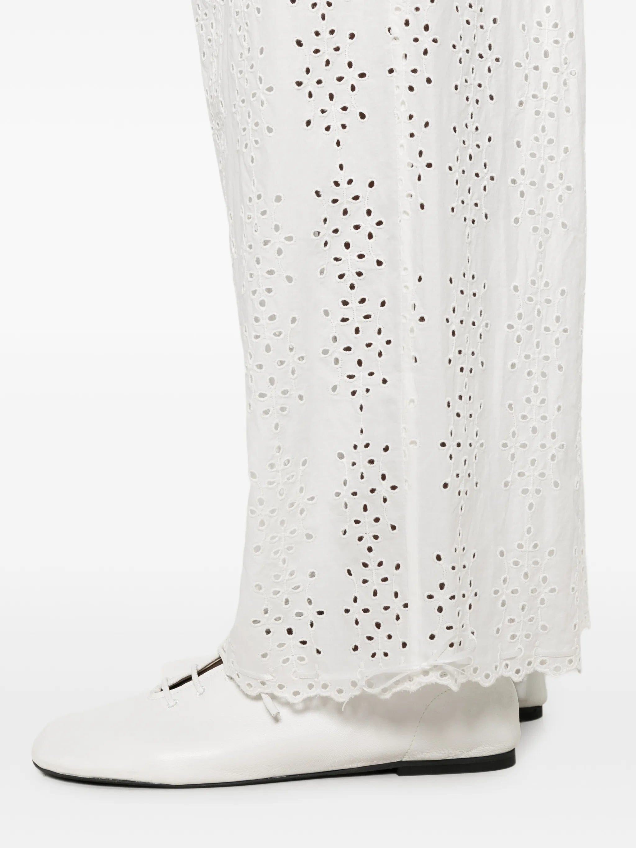 Posse Harriet eyelet - embroidered trousers