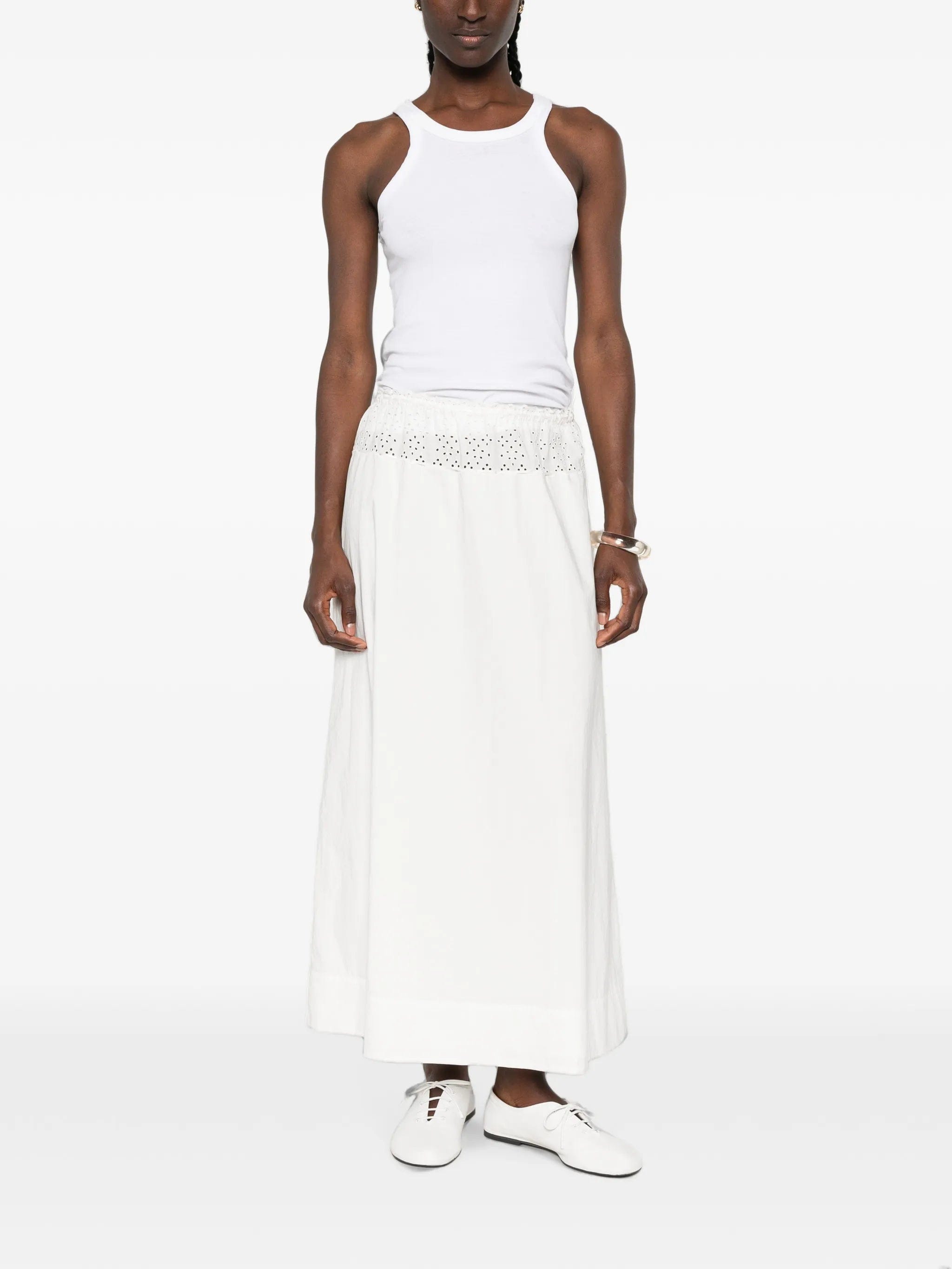 Posse Harriet eyelet - embroidered long skirt