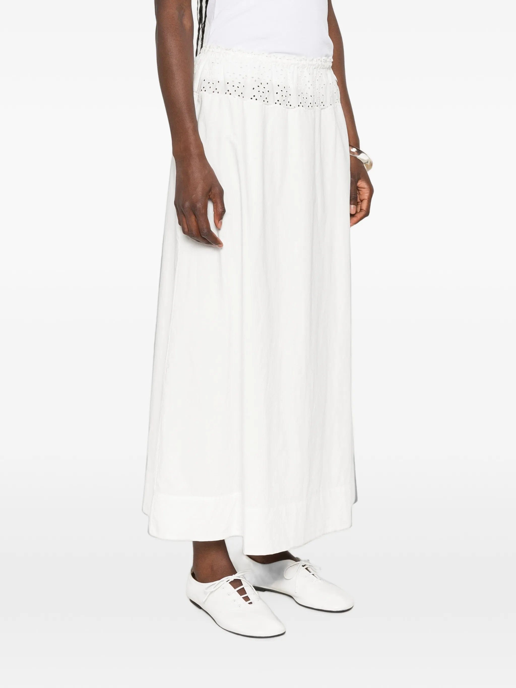 Posse Harriet eyelet - embroidered long skirt