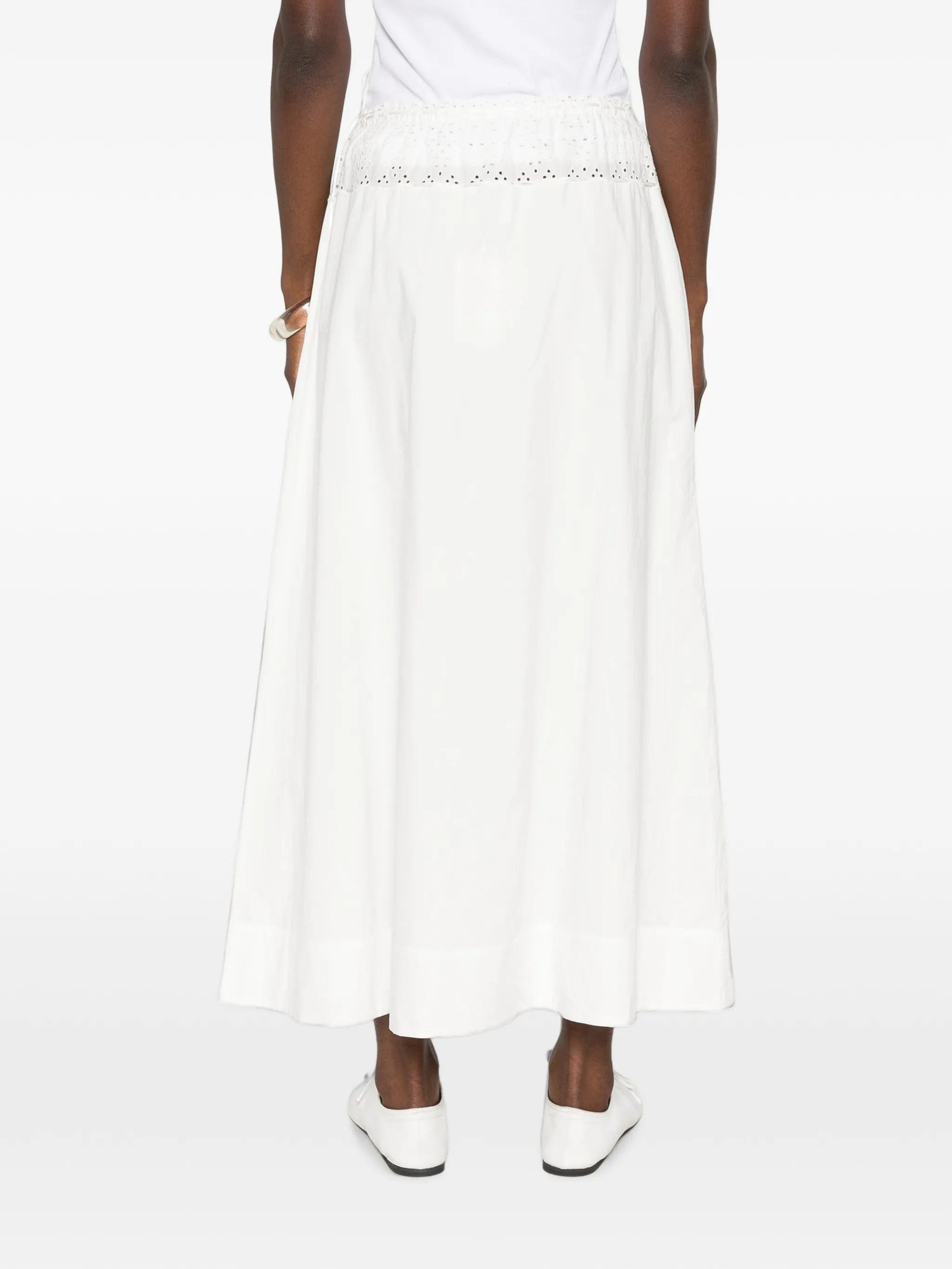 Posse Harriet eyelet - embroidered long skirt