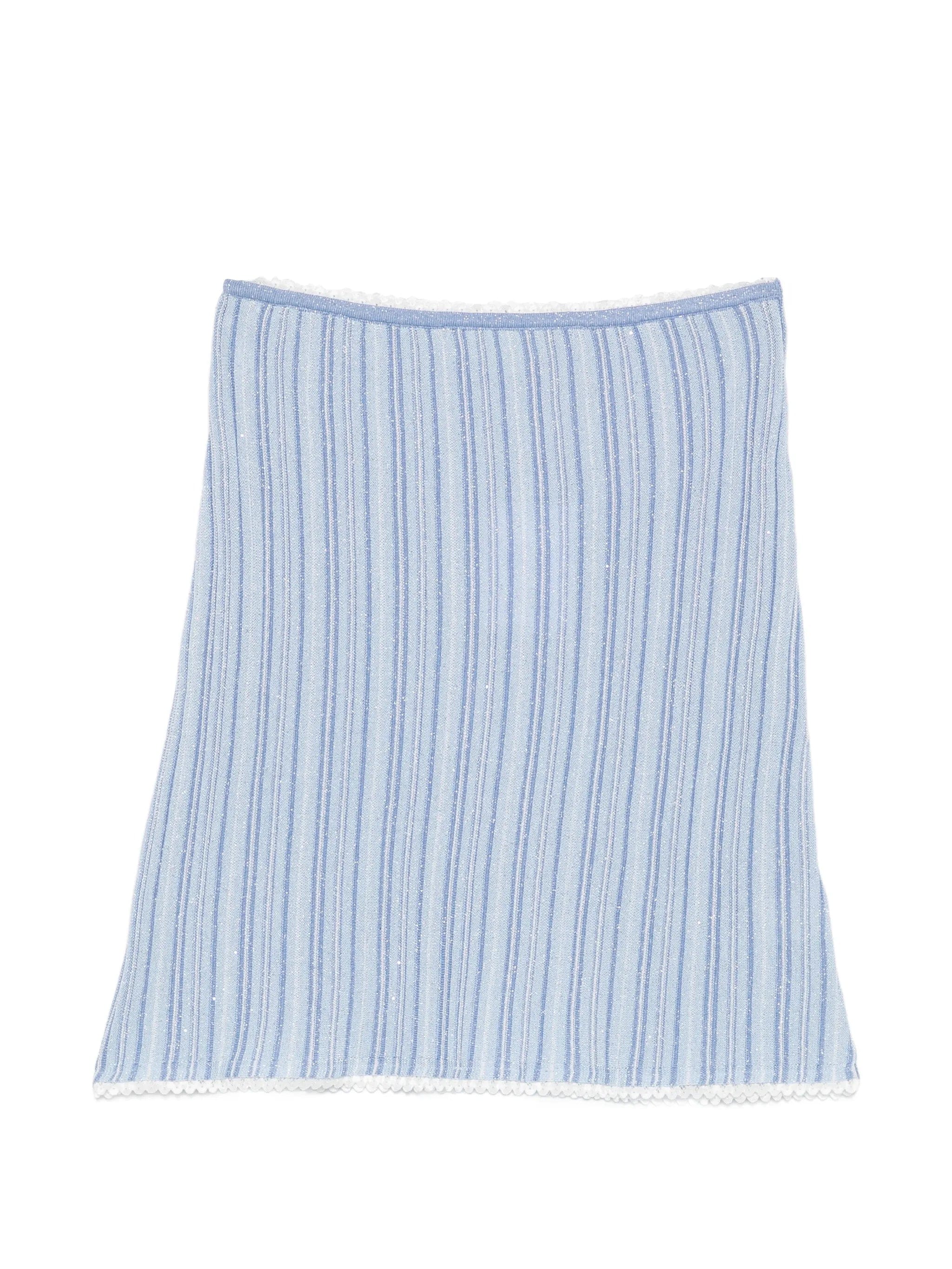 Asta Resort Cleo striped midi skirt